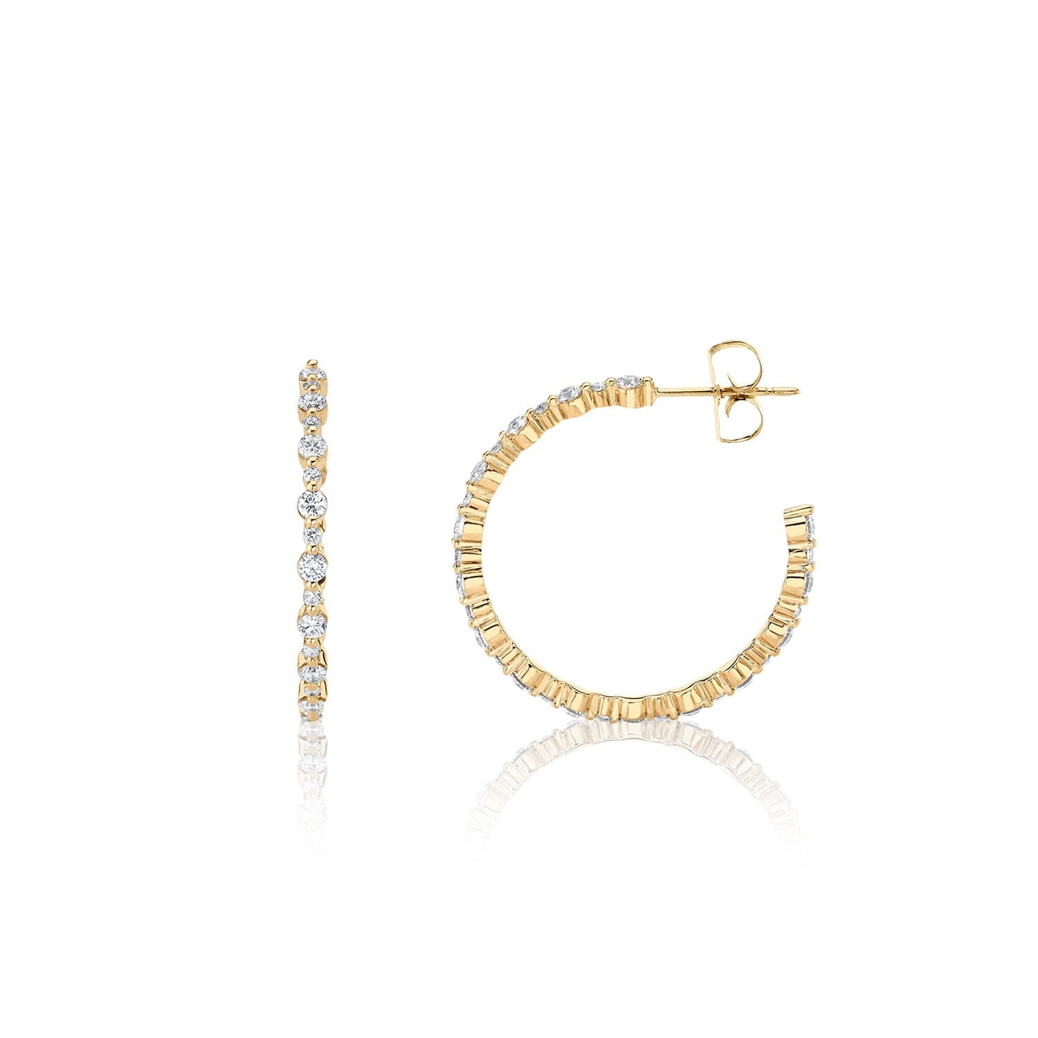 Cloud Alternating Hoops