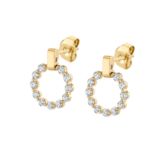 Cloud Mini Single Drop Earrings