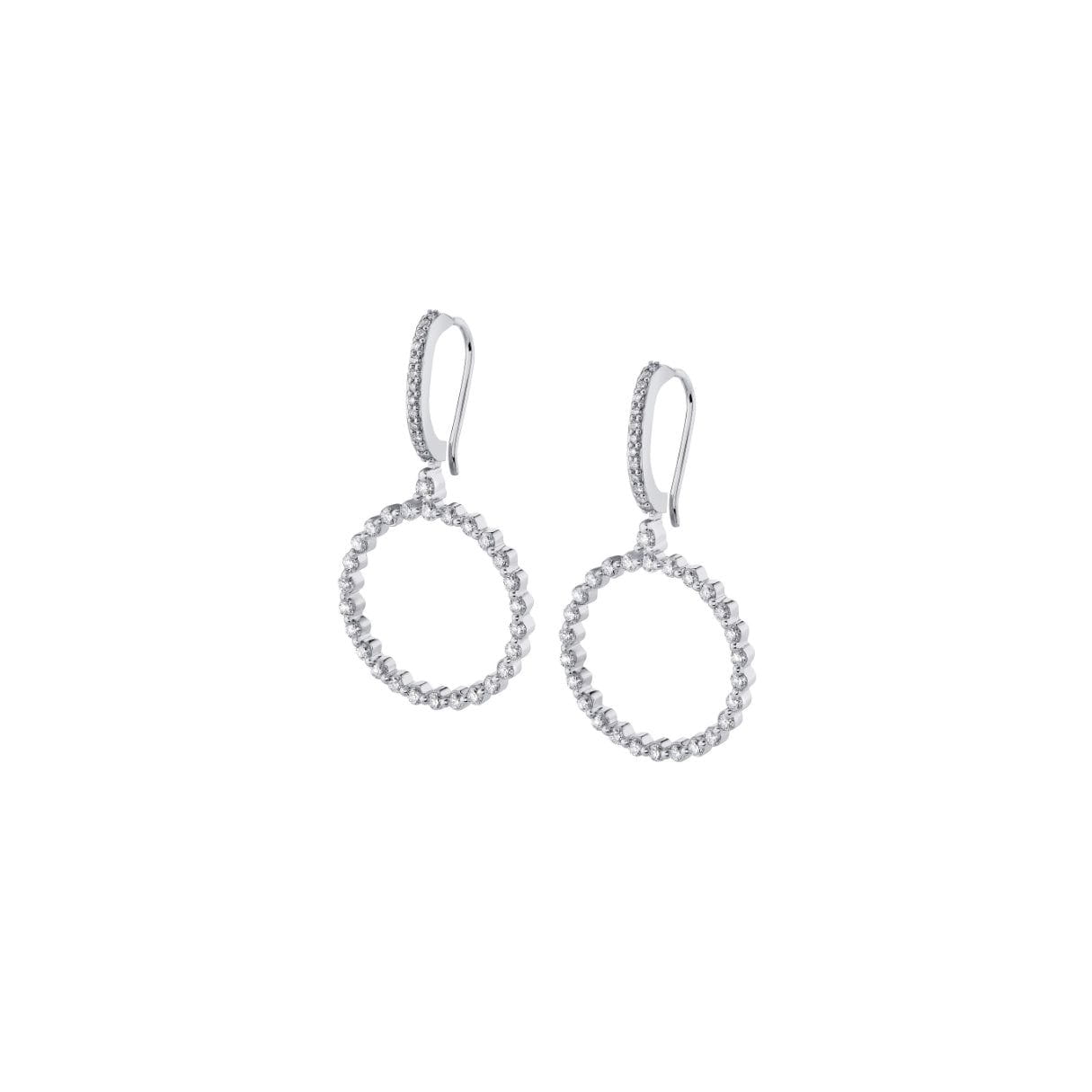 MICHAEL M Cloud Ring Drop Earrings 