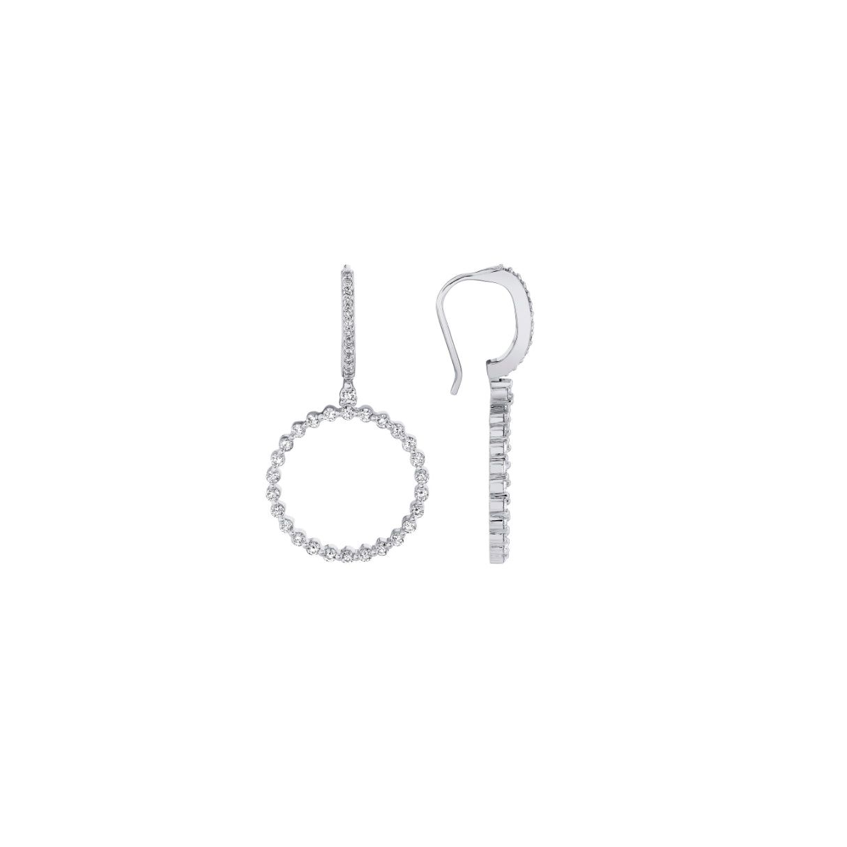 MICHAEL M Cloud Ring Drop Earrings 