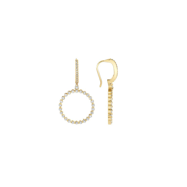 MICHAEL M Cloud Ring Drop Earrings 