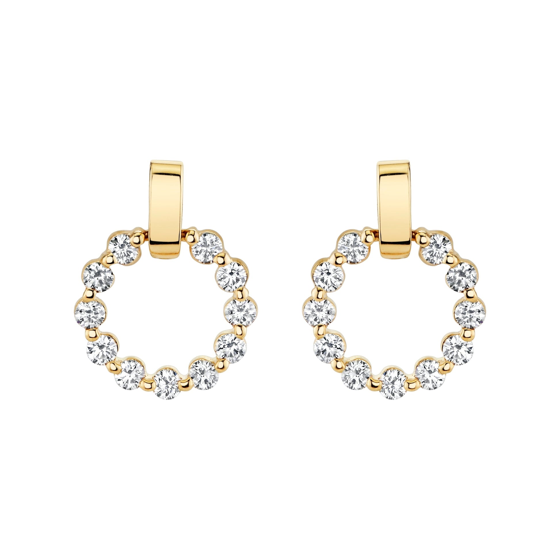 Cloud Single Drop Earrings