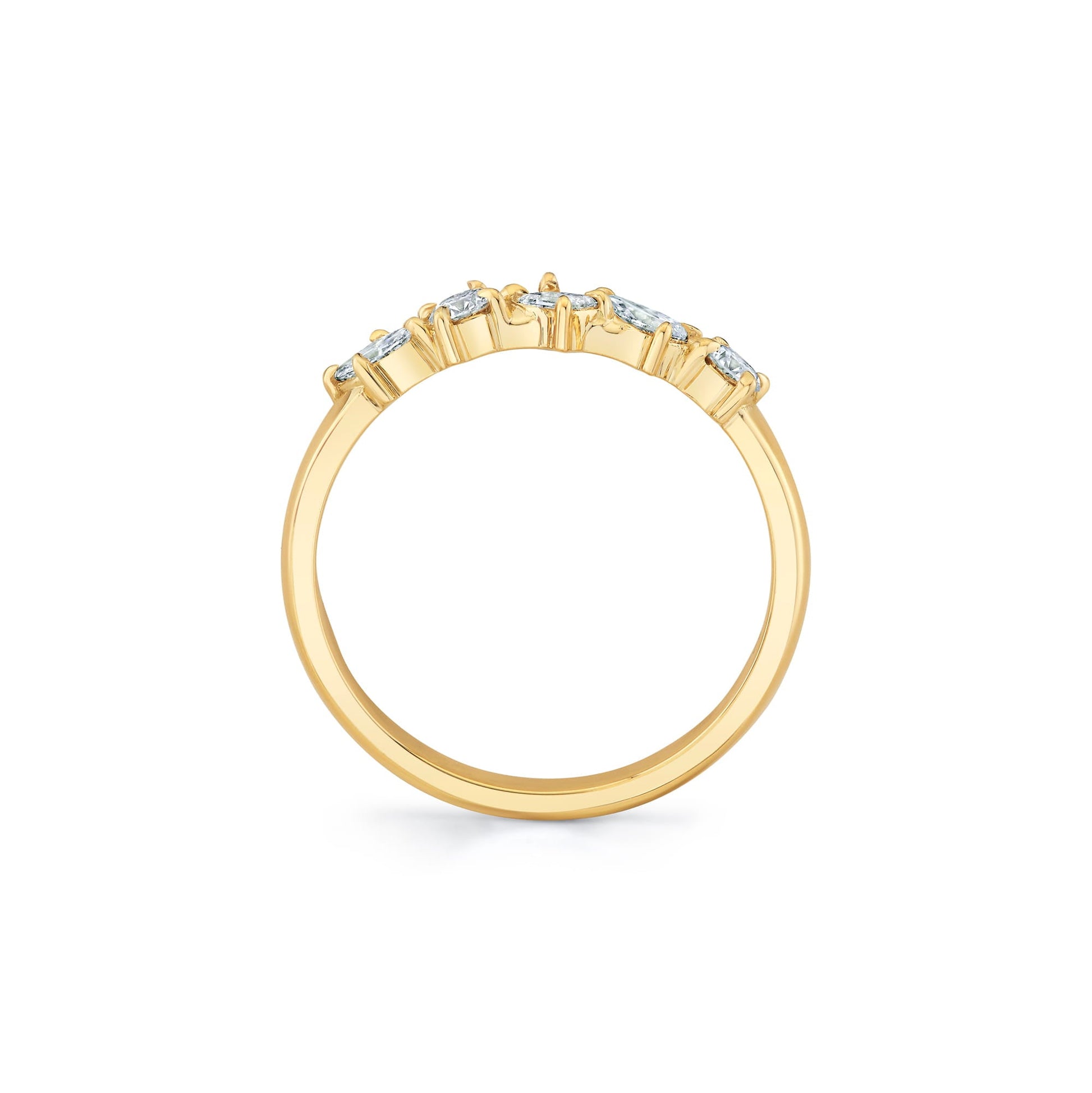 Mini Montage Mixed-Cut Diamond Ring