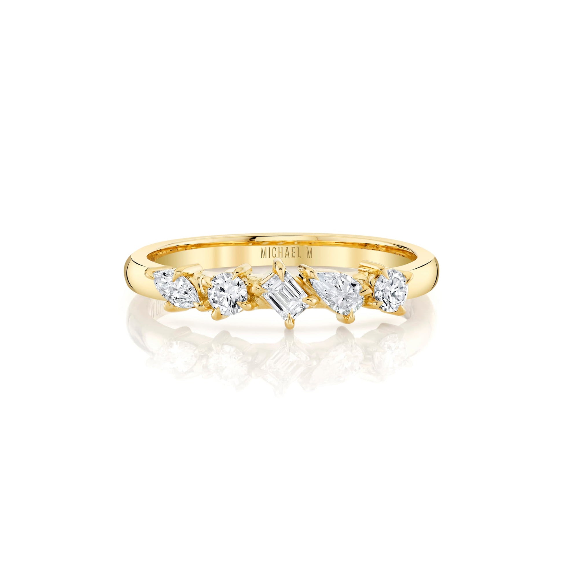 Mini Montage Mixed-Cut Diamond Ring