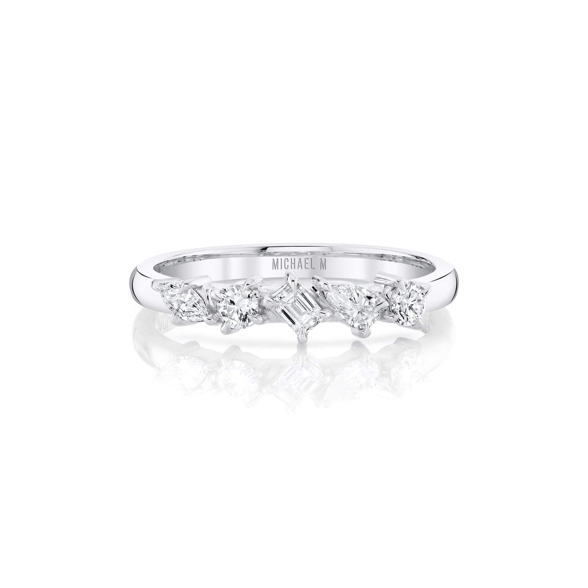 Mini Montage Mixed-Cut Diamond Ring