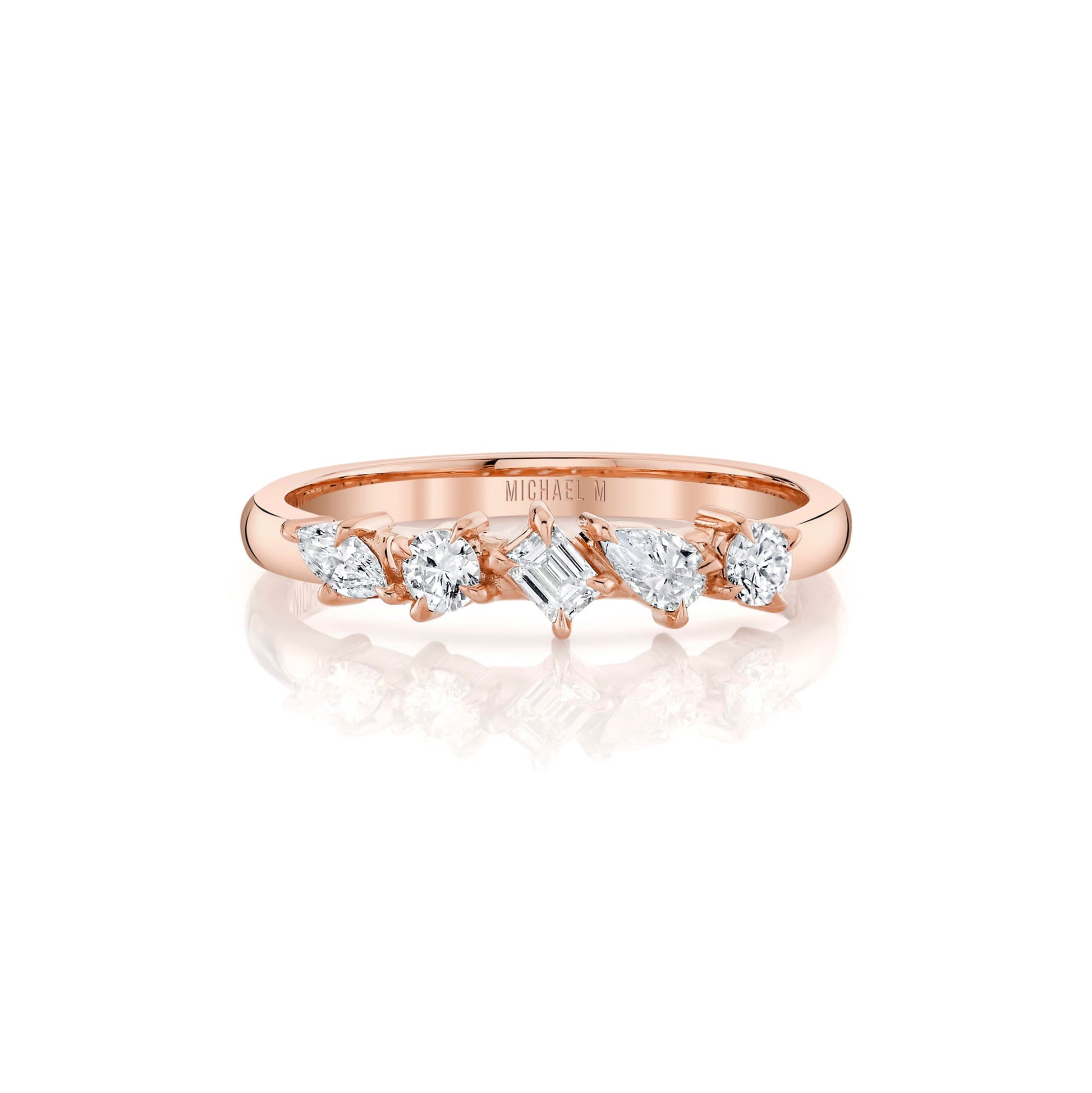 Mini Montage Mixed-Cut Diamond Ring