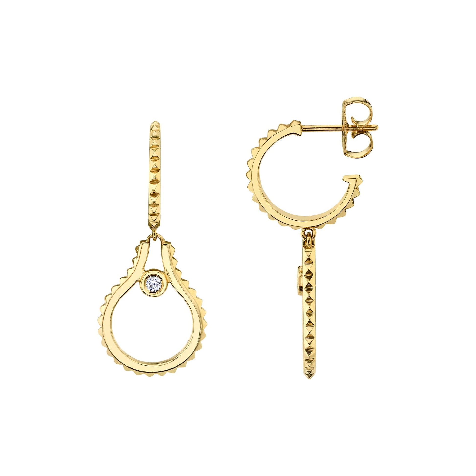 Mini Signature MM Tetra Earrings