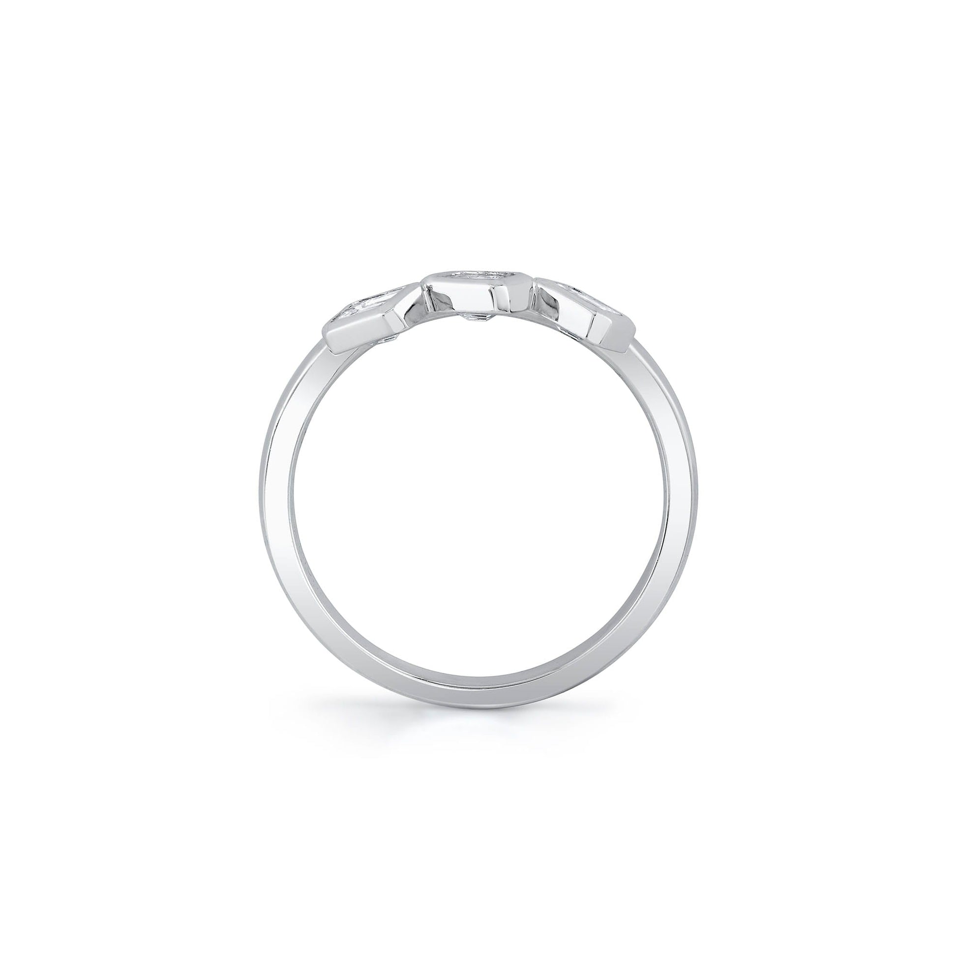 Mini Montage Floating Emerald Ring