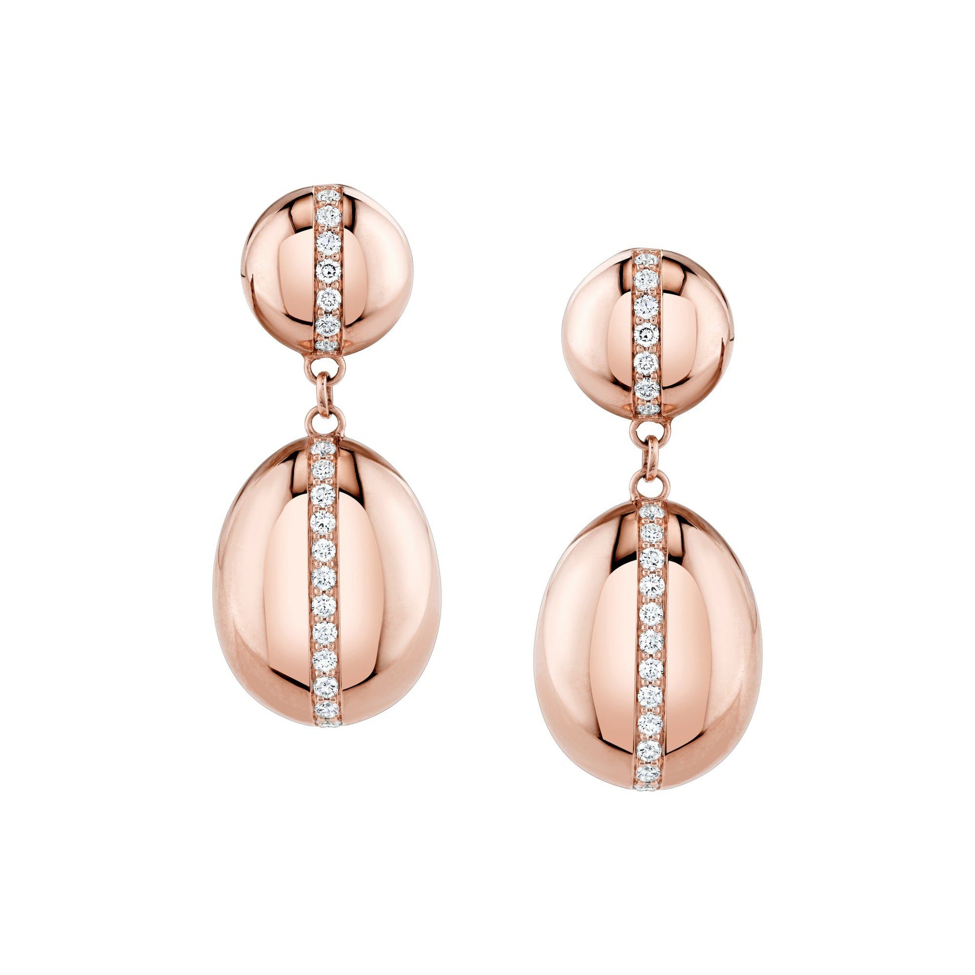 Orb Double Drop Earrings