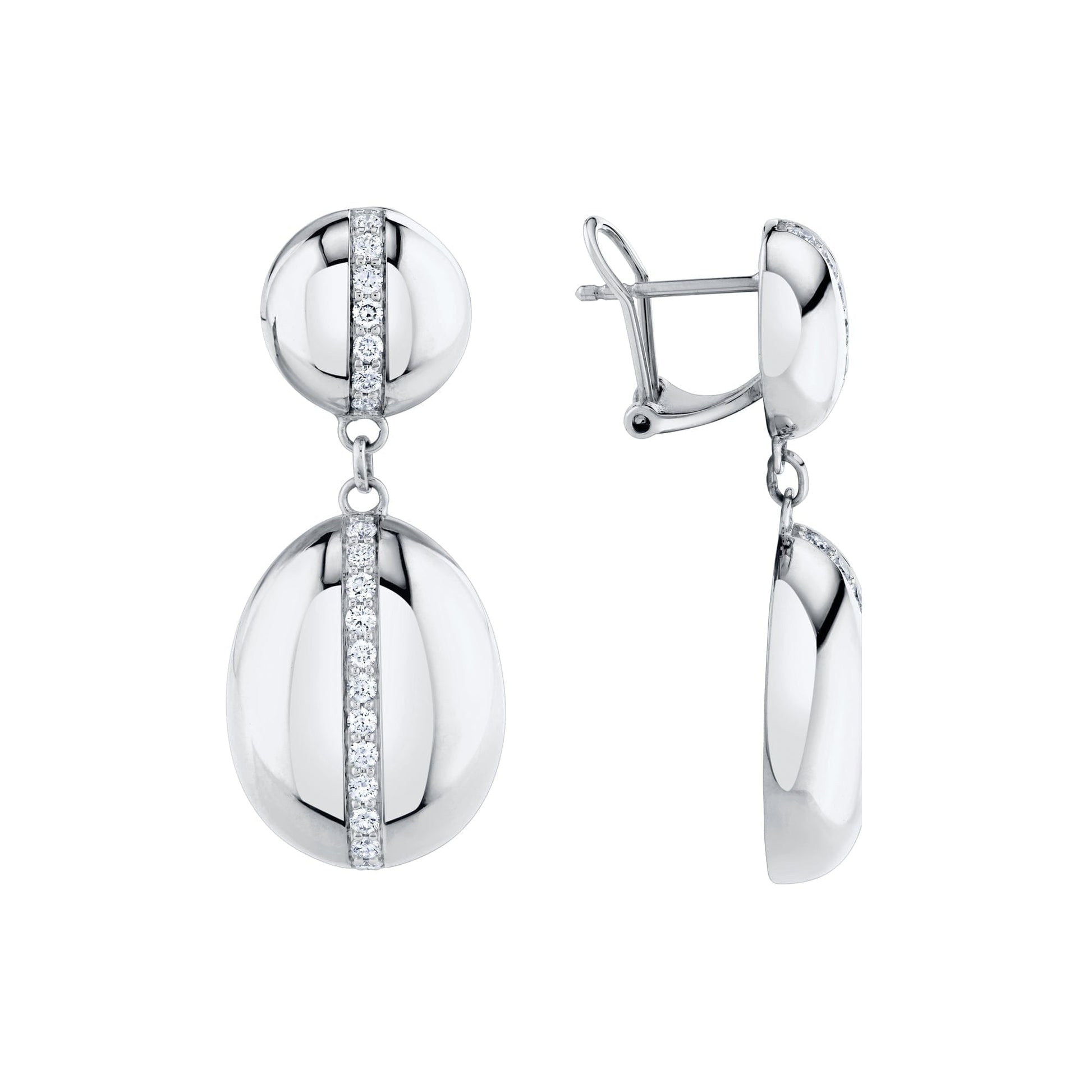 Orb Double Drop Earrings