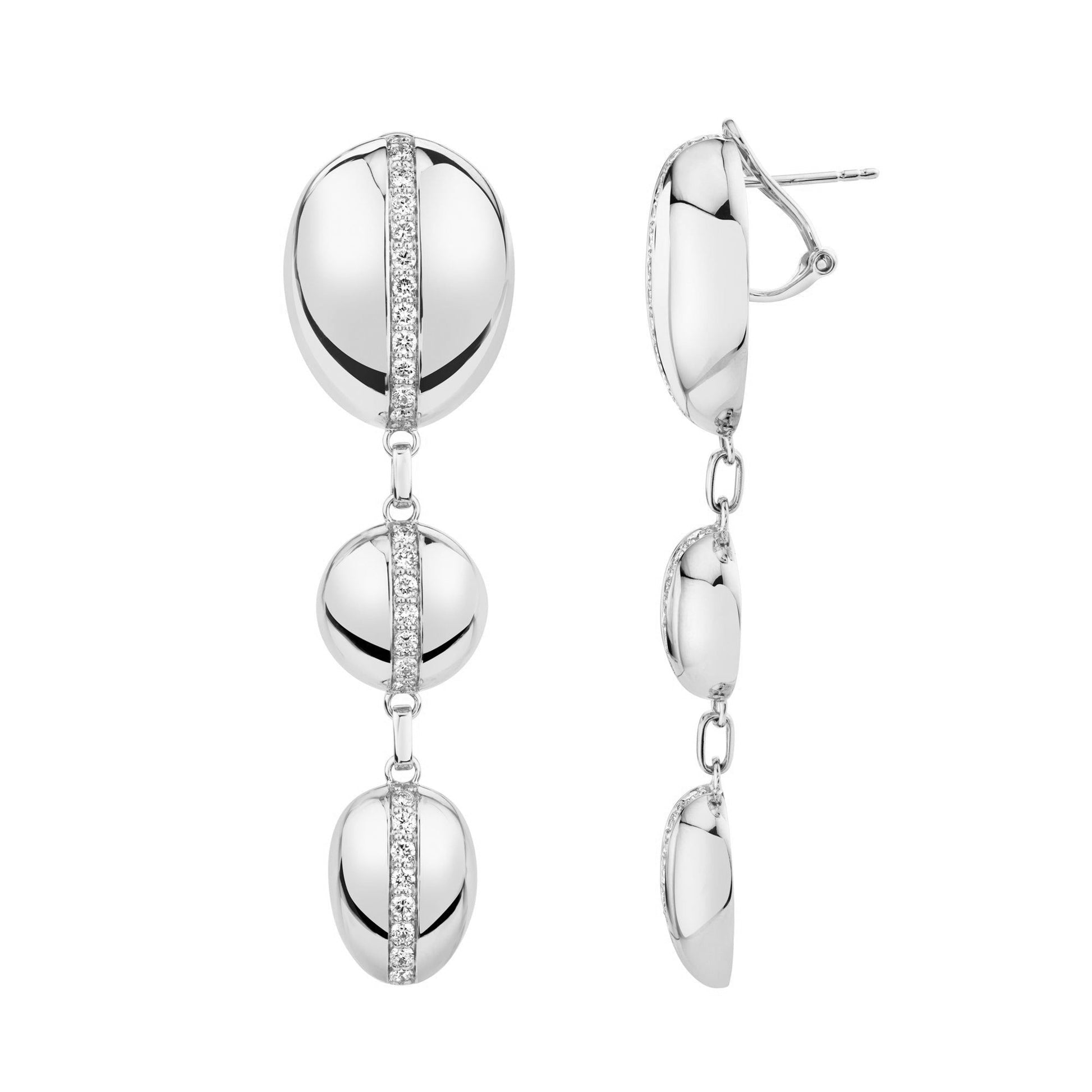 Orb Split Drop Earrings