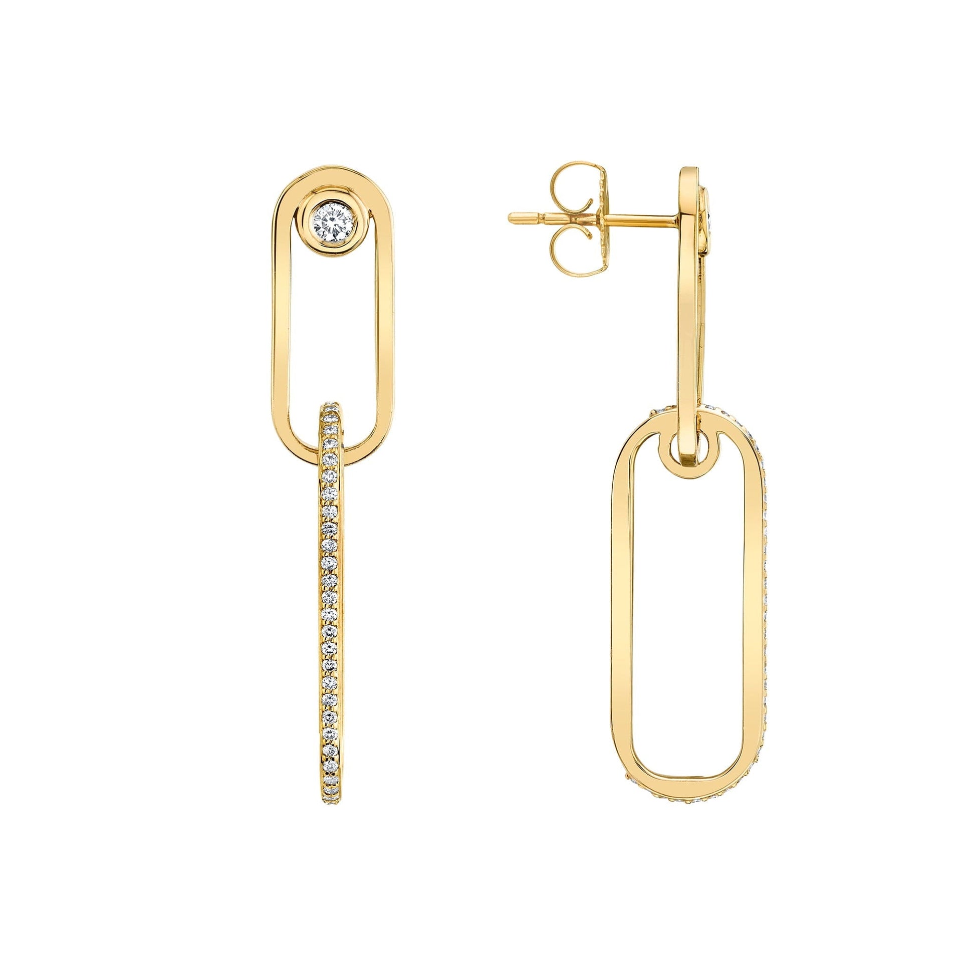 Pavé Couplet Earrings