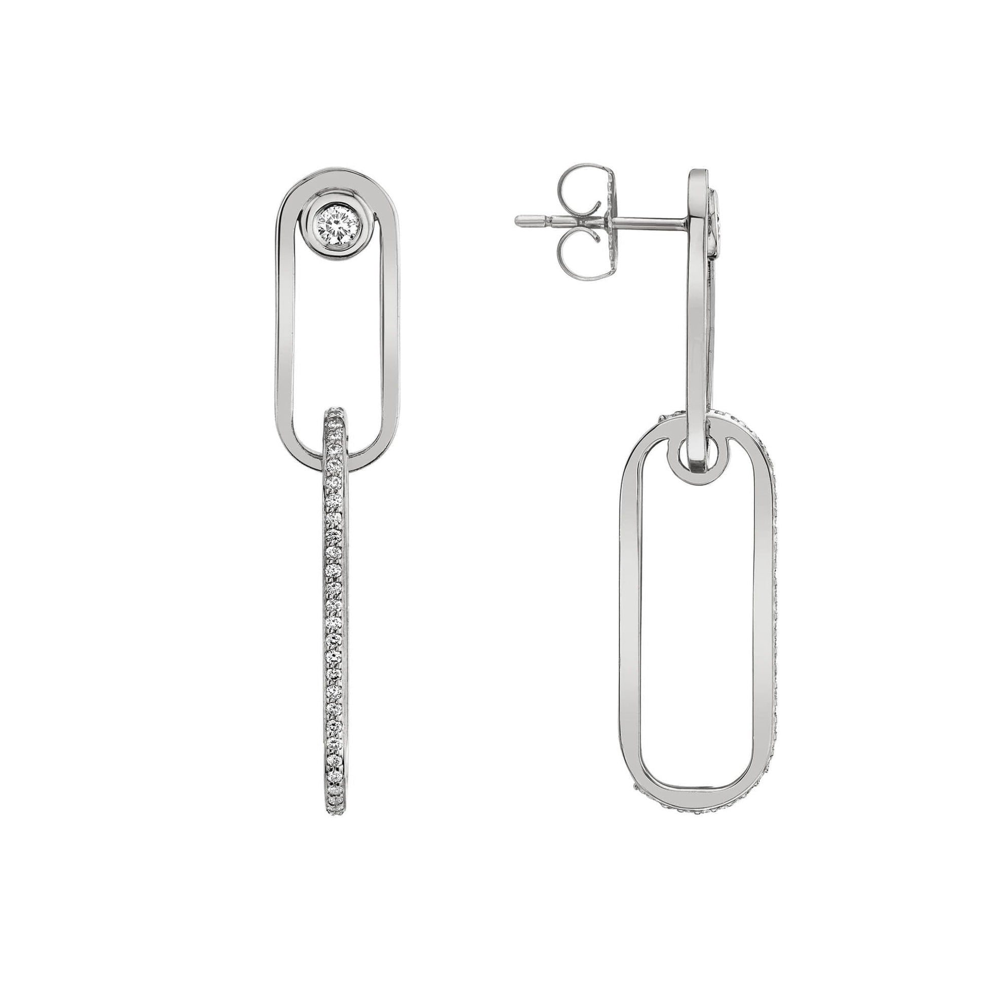 Pavé Couplet Earrings