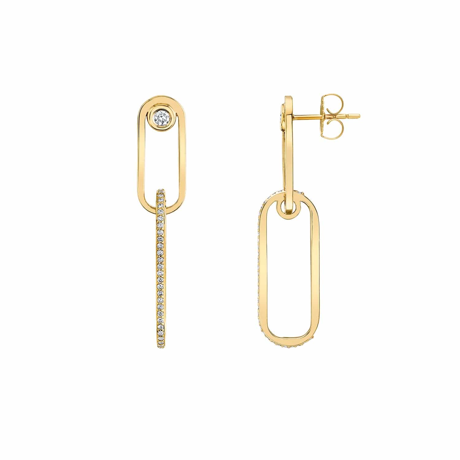MICHAEL M Pav√© Couplet Earrings ER353PV