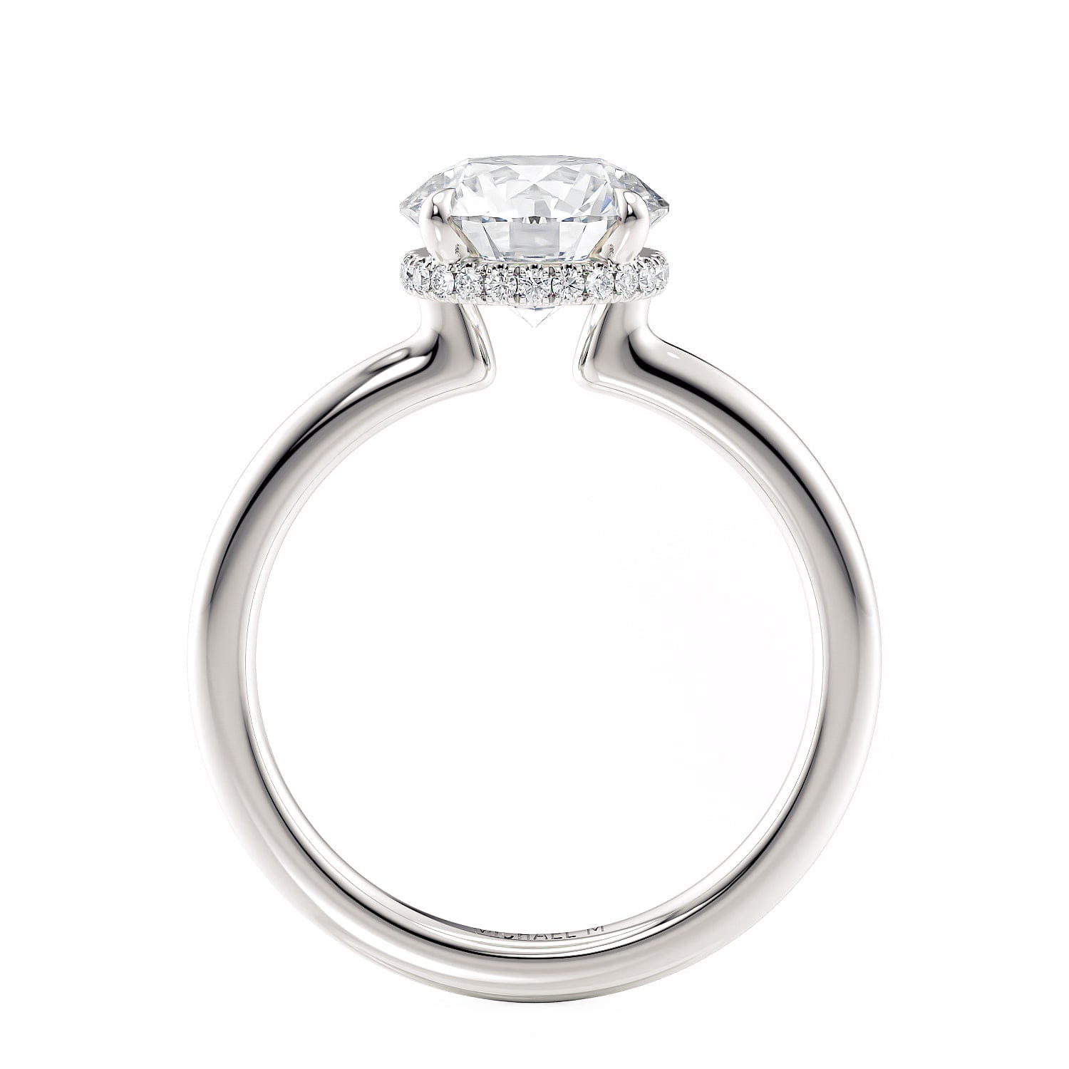 MICHAEL M Crown R750-2 Round-Cut Diamond Solitaire