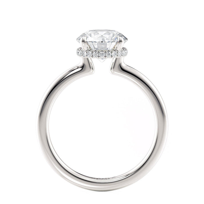 MICHAEL M Crown R750-2 Round-Cut Diamond Solitaire 