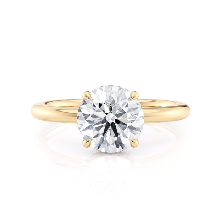 MICHAEL M Crown R750-2 Round-Cut Diamond Solitaire 