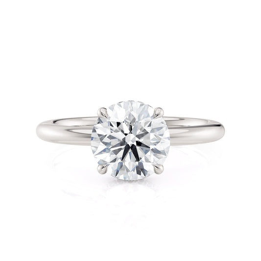 MICHAEL M Crown R750-2 Round-Cut Diamond Solitaire 