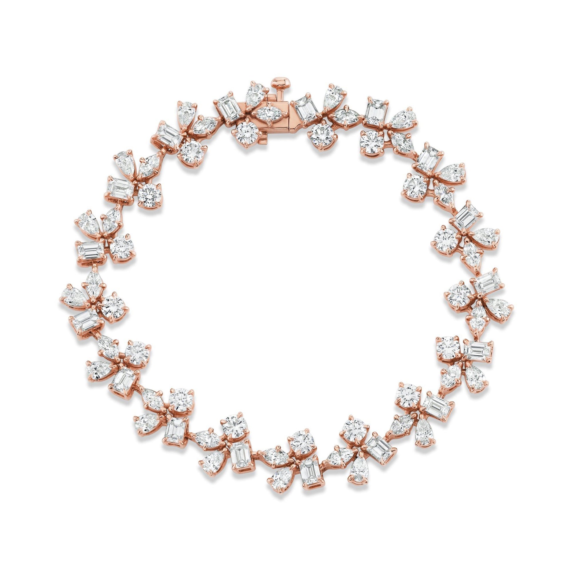 Montage Cluster Tennis Bracelet