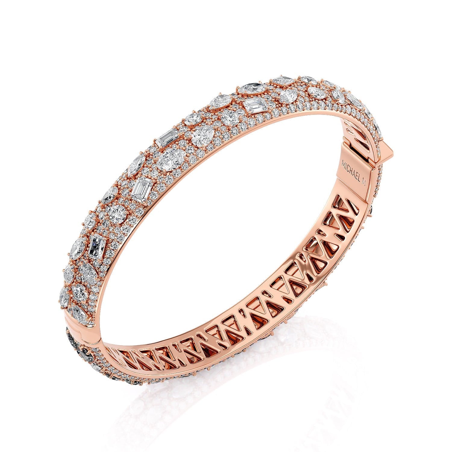 Montage Luxe Pavé Eternity Bangle Bracelet
