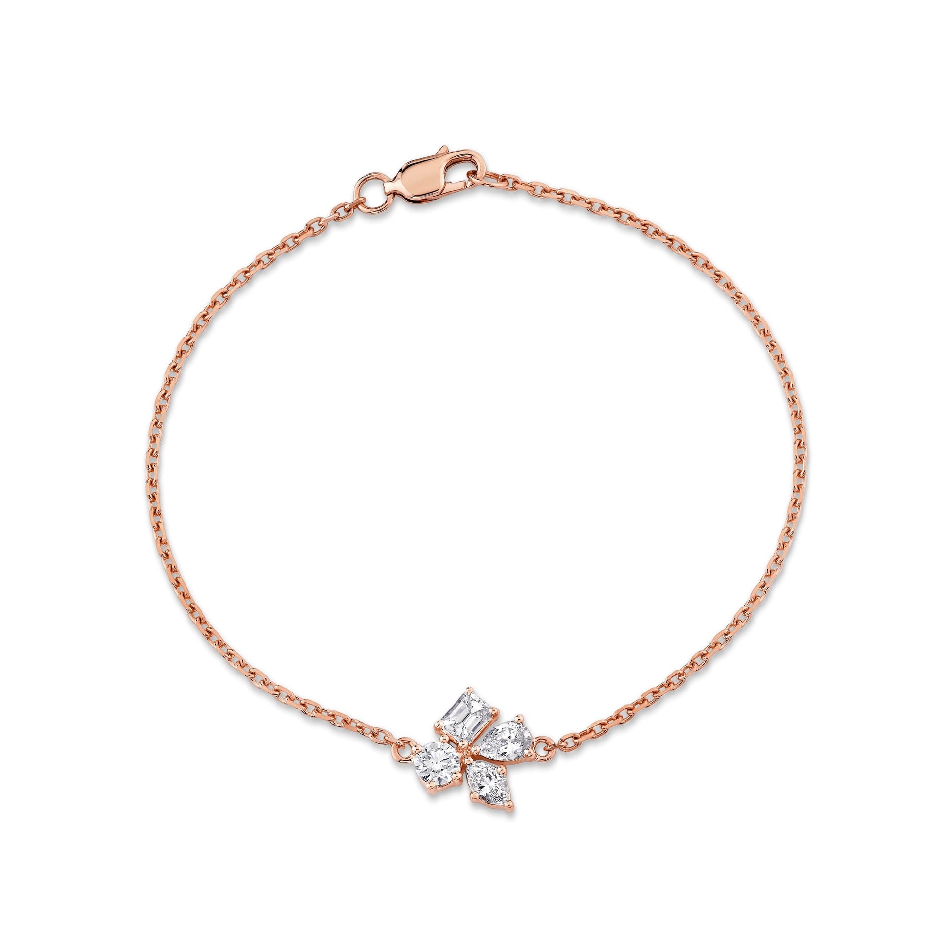 Montage Single Cluster Chain Bracelet
