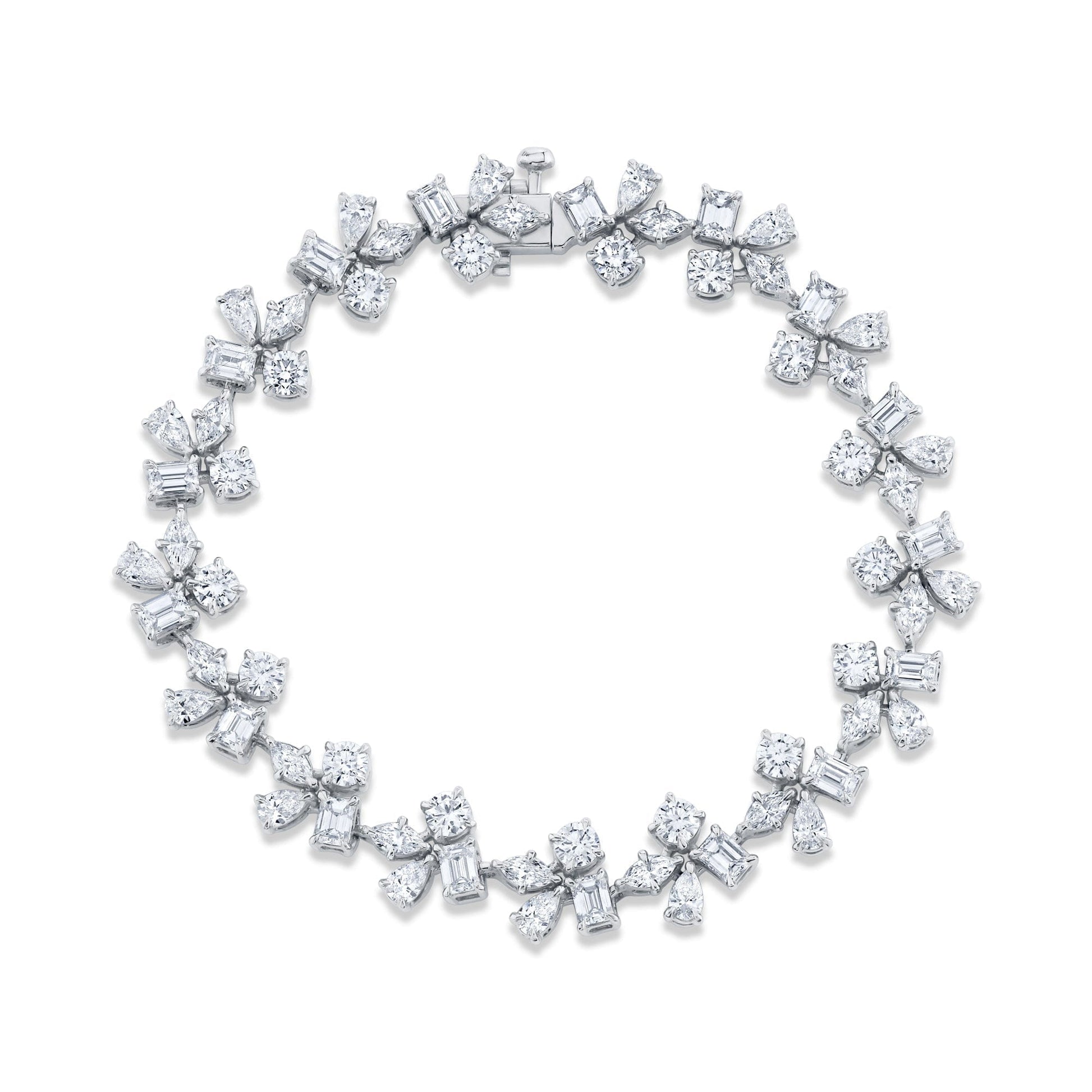 Montage Cluster Tennis Bracelet