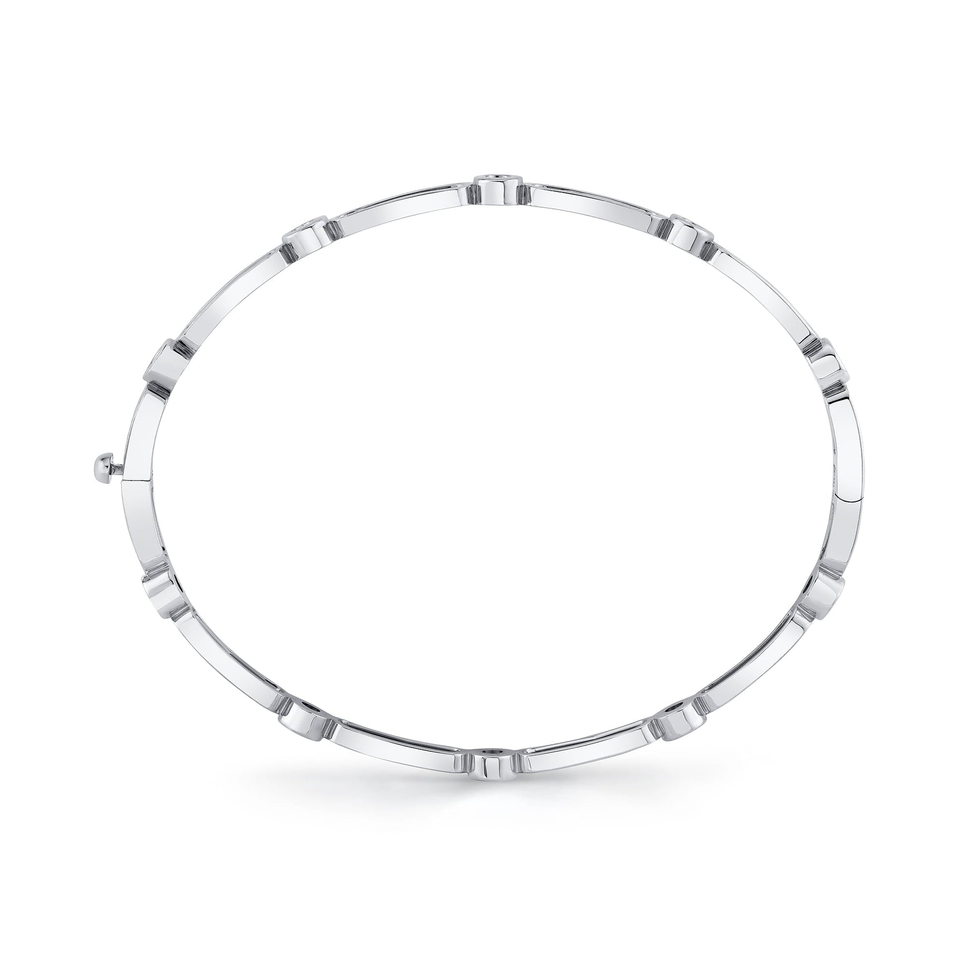 Link Connection Hinge Bangle