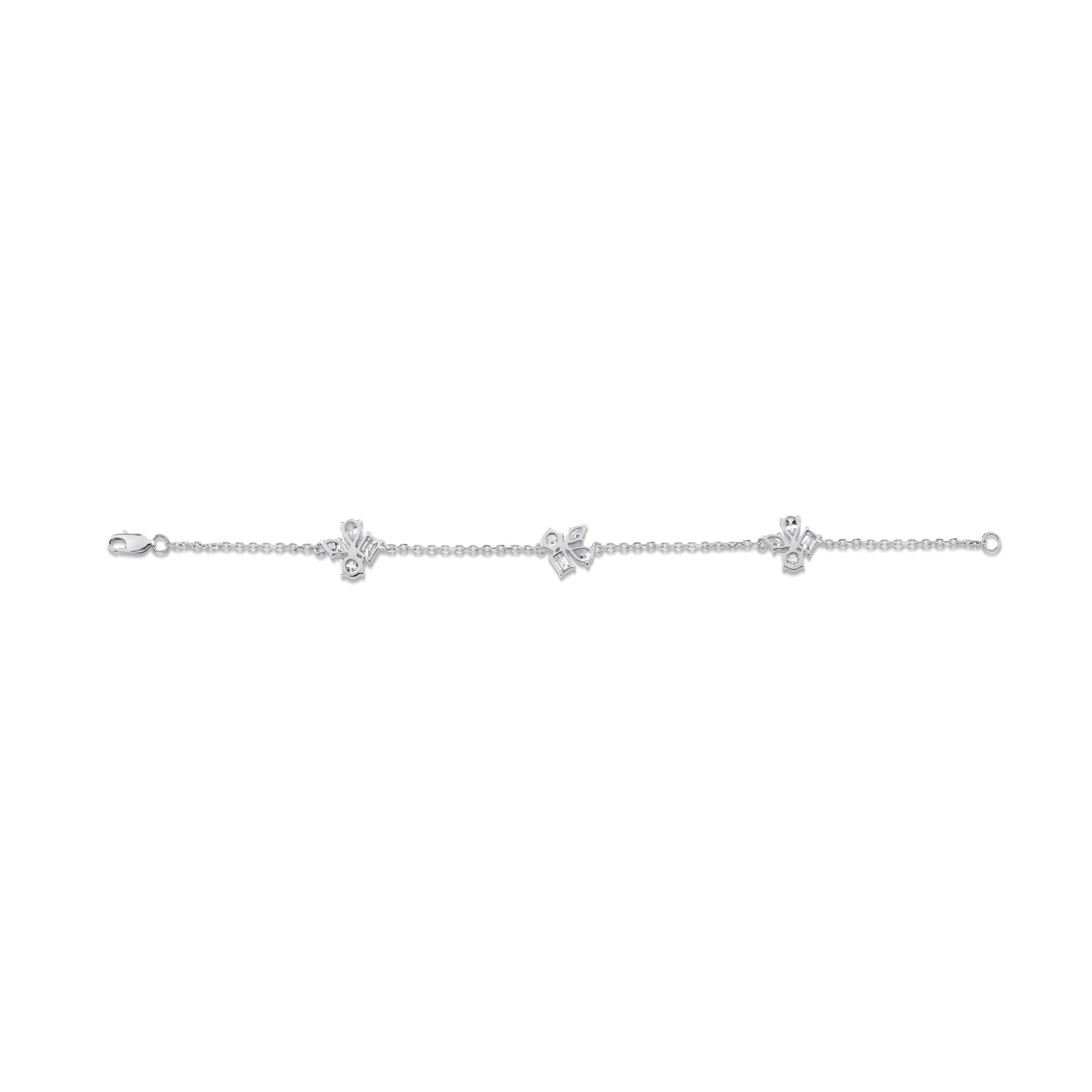 Montage 3 Cluster Chain Bracelet