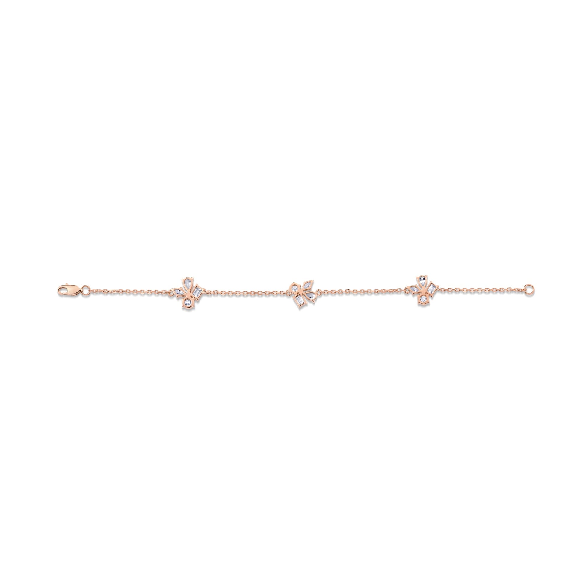 Montage 3 Cluster Chain Bracelet