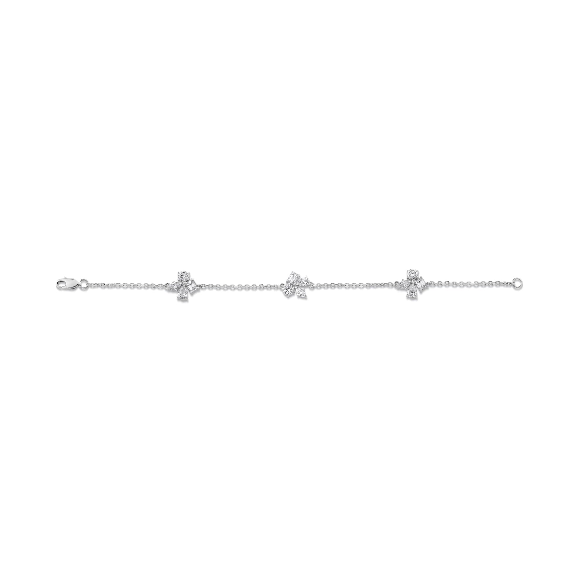 Montage 3 Cluster Chain Bracelet