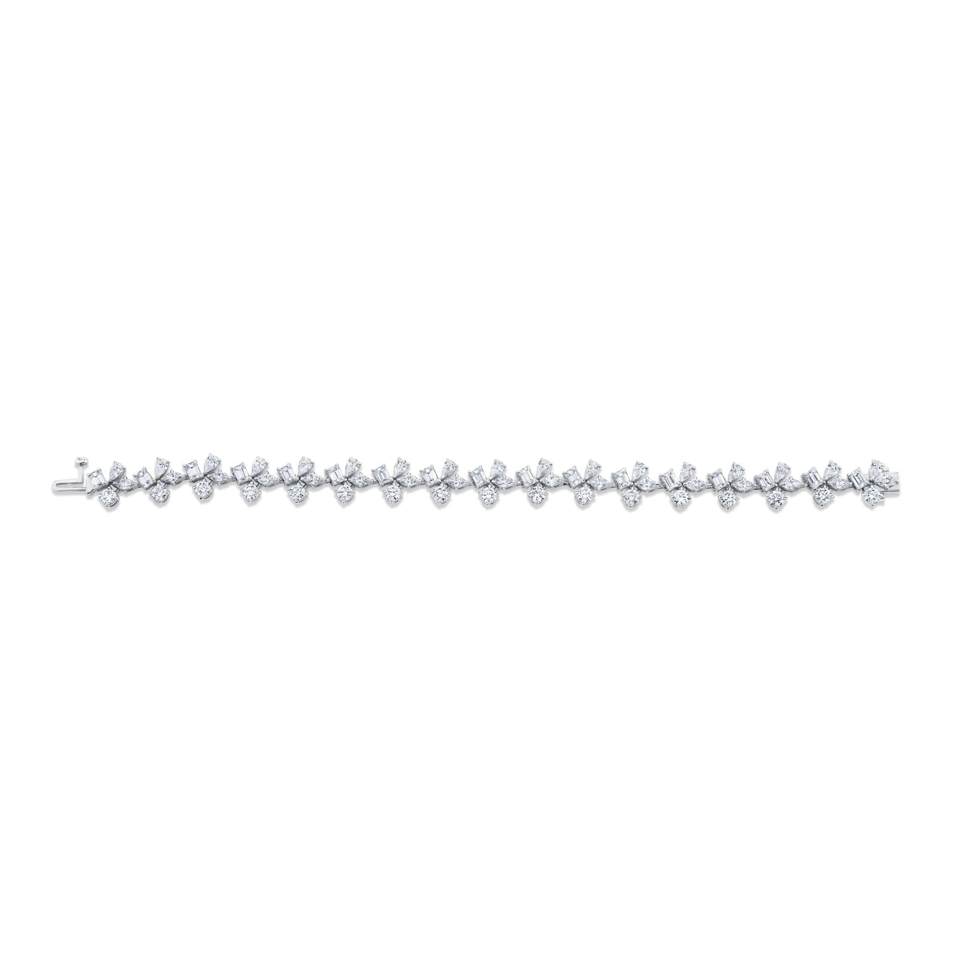 Montage Cluster Tennis Bracelet