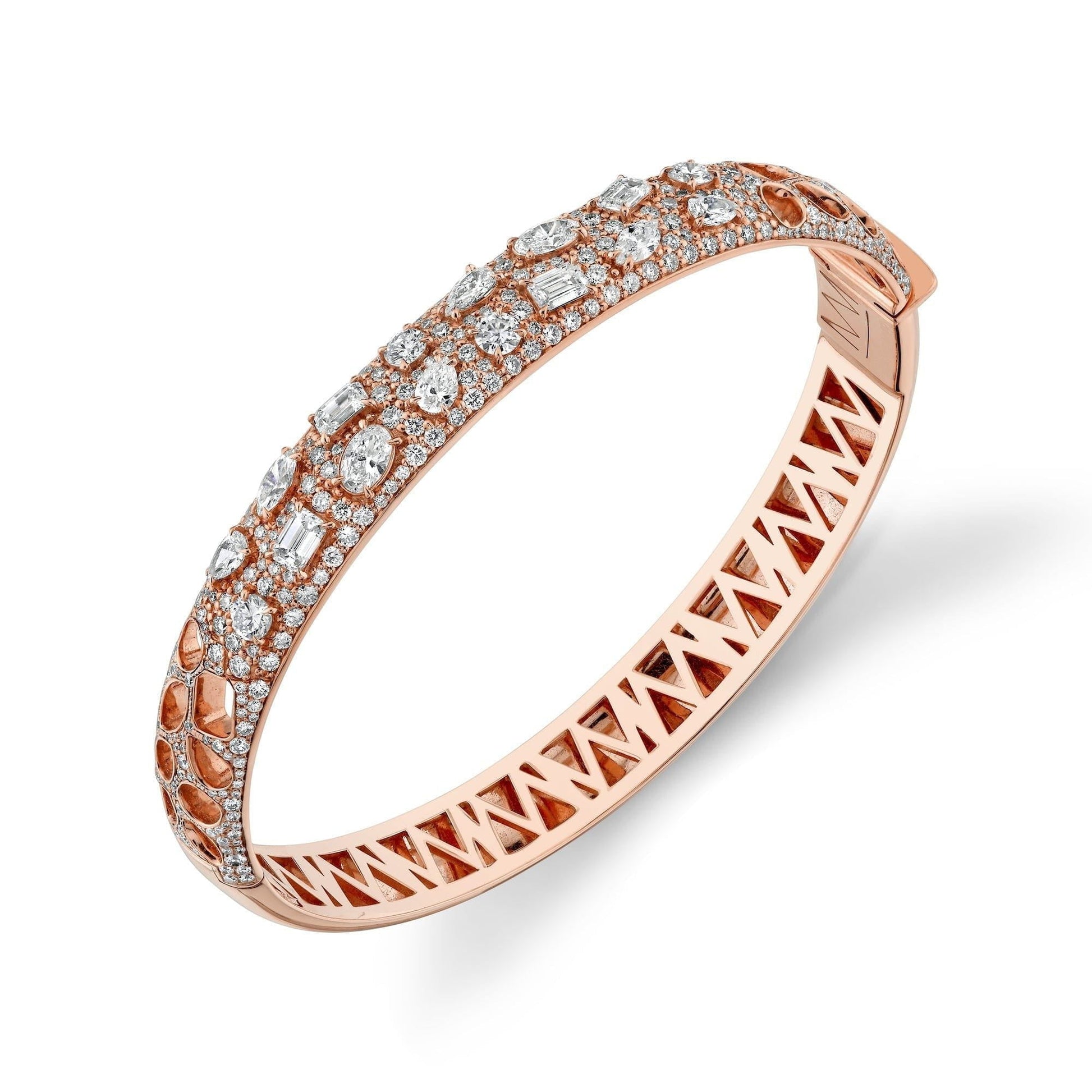 Montage Luxe Pavé Bangle Bracelet