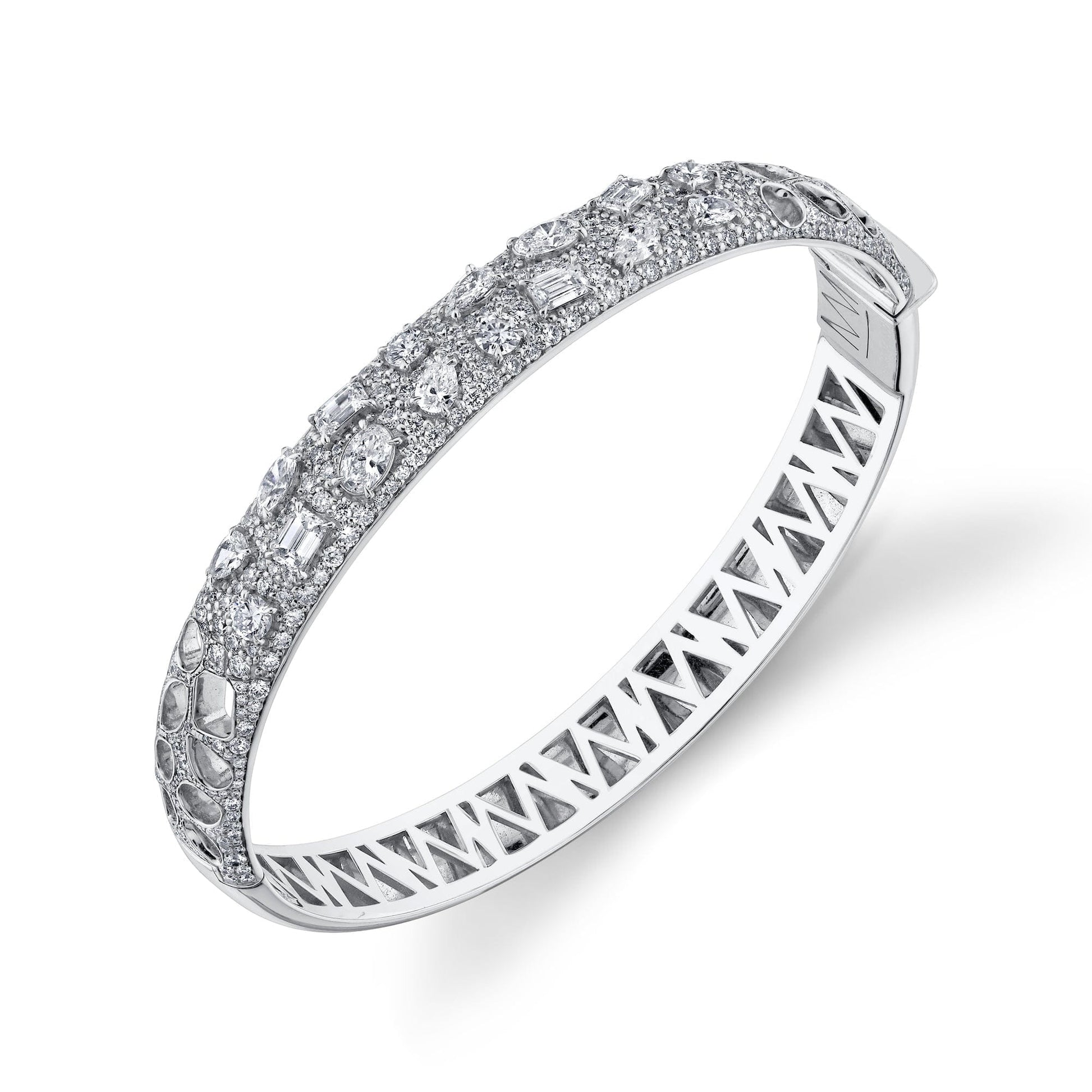 Montage Luxe Pavé Bangle Bracelet
