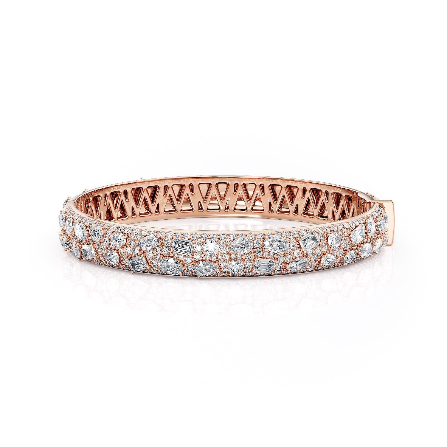 Montage Luxe Pavé Eternity Bangle Bracelet