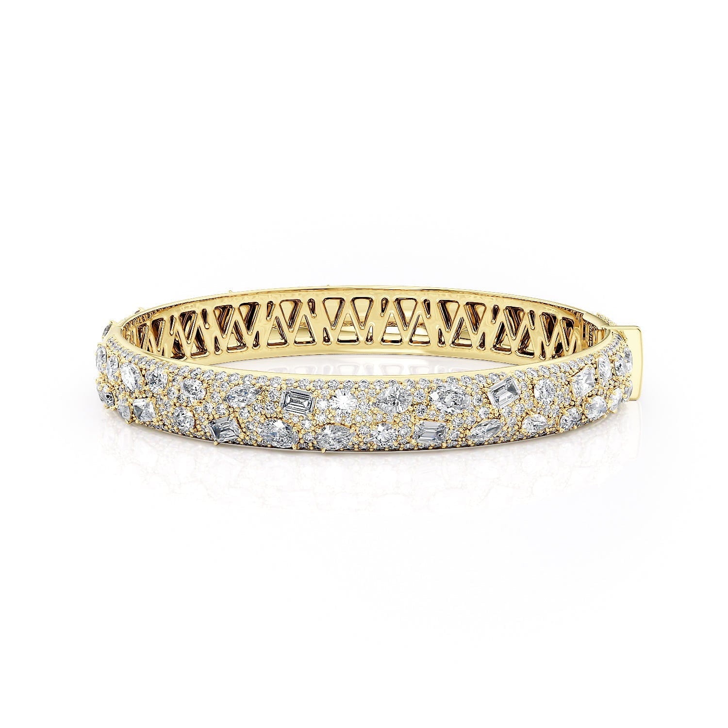 Montage Luxe Pavé Eternity Bangle Bracelet
