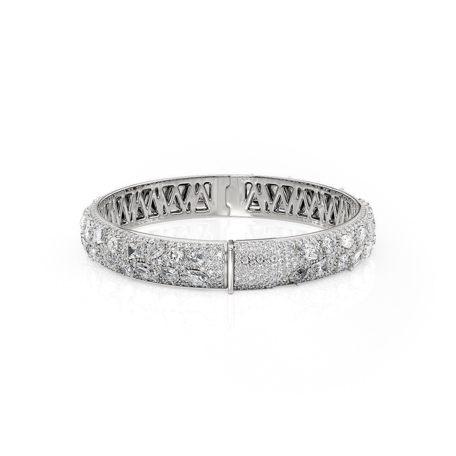Montage Luxe Pavé Eternity Bangle Bracelet