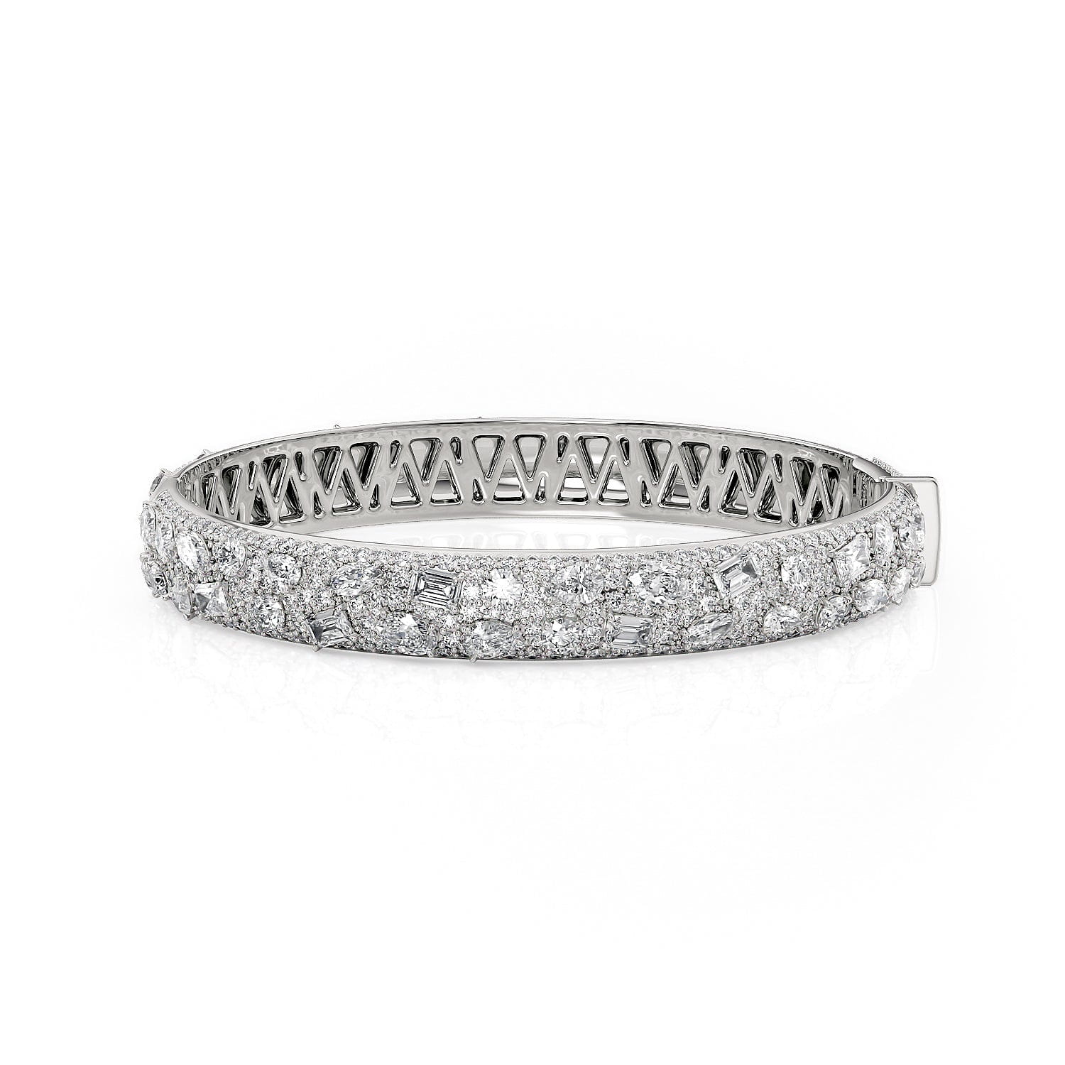 Montage Luxe Pavé Eternity Bangle Bracelet