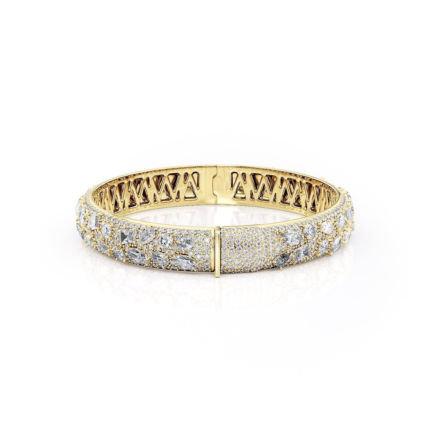 Montage Luxe Pavé Eternity Bangle Bracelet