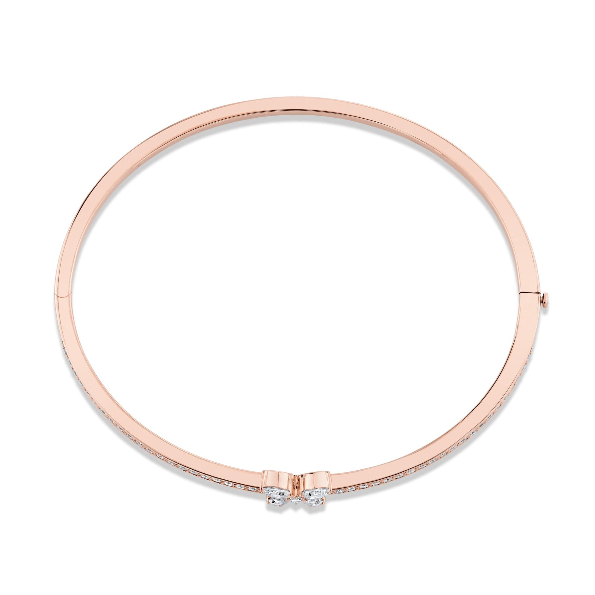 Montage Single Butterfly Bangle with Pavé