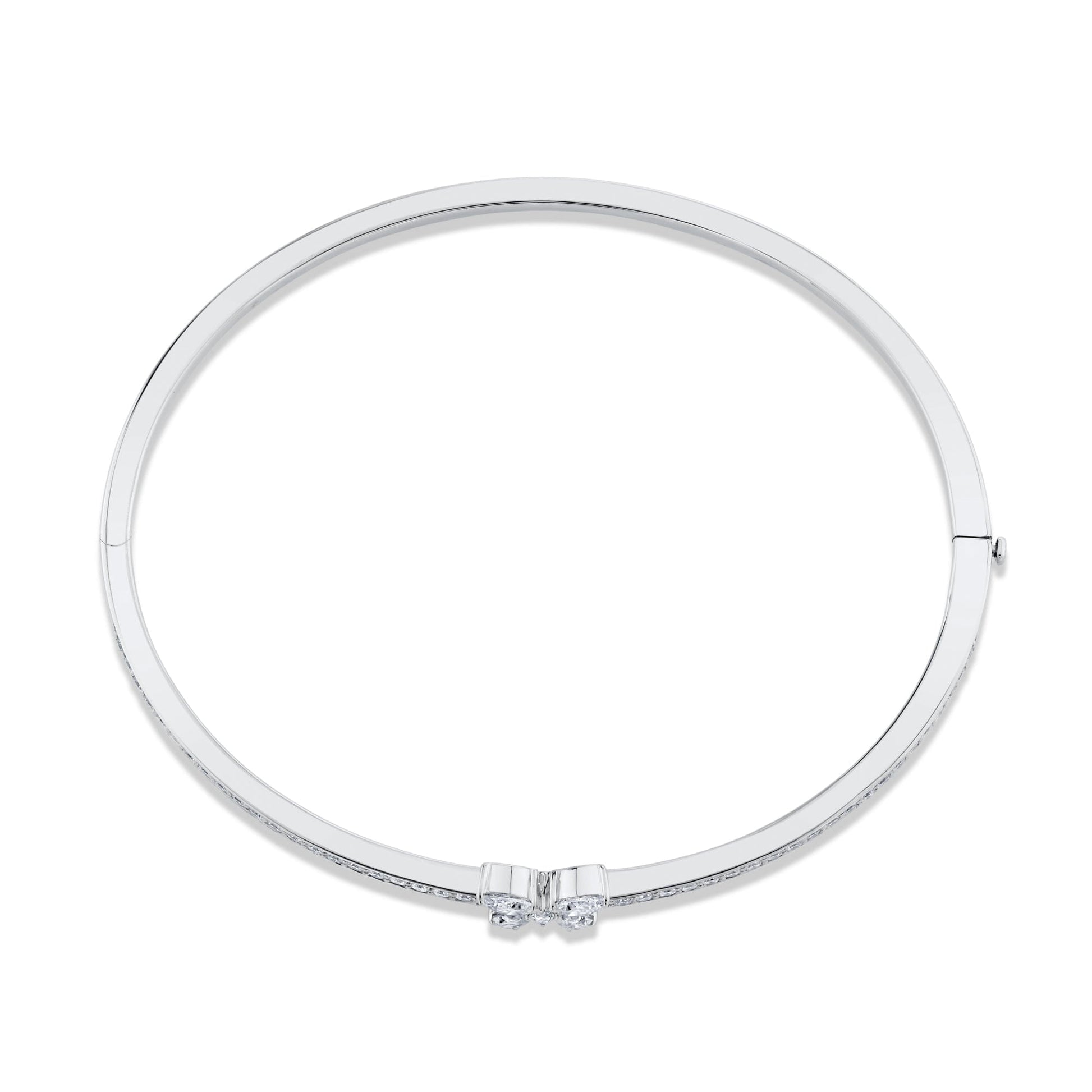 Montage Single Butterfly Bangle with Pavé