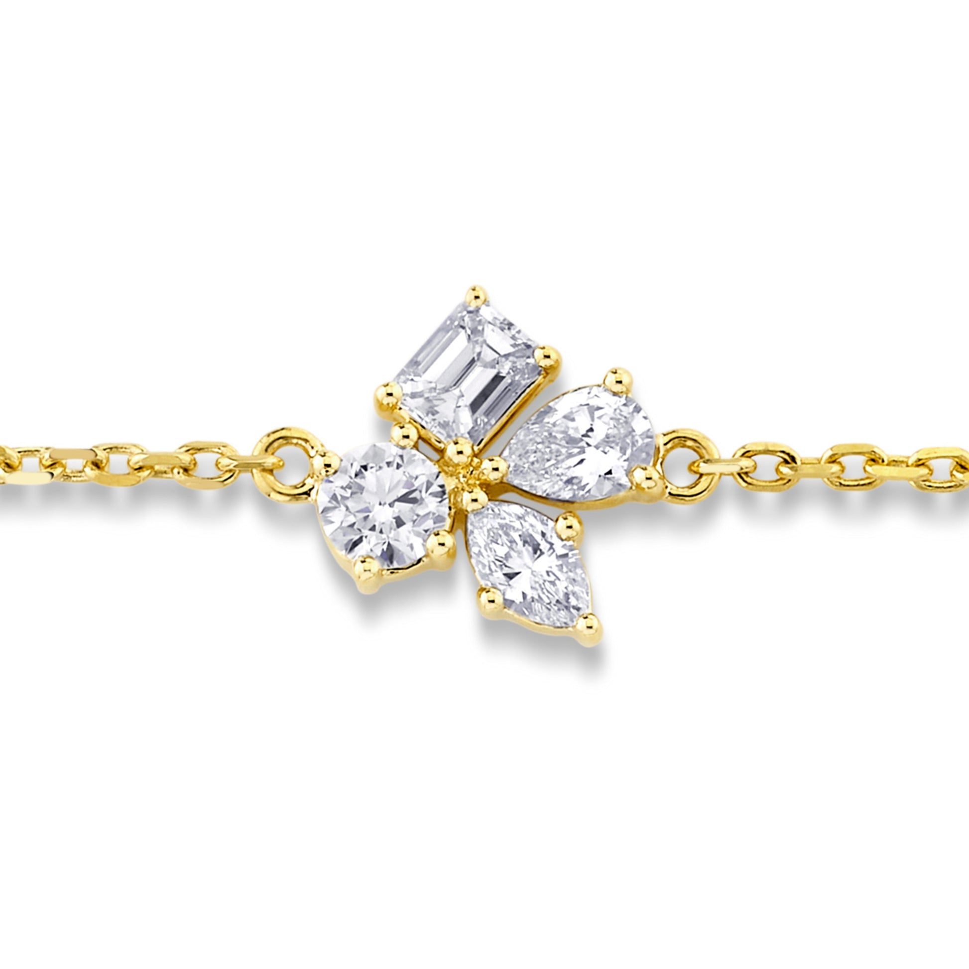 Montage Single Cluster Chain Bracelet