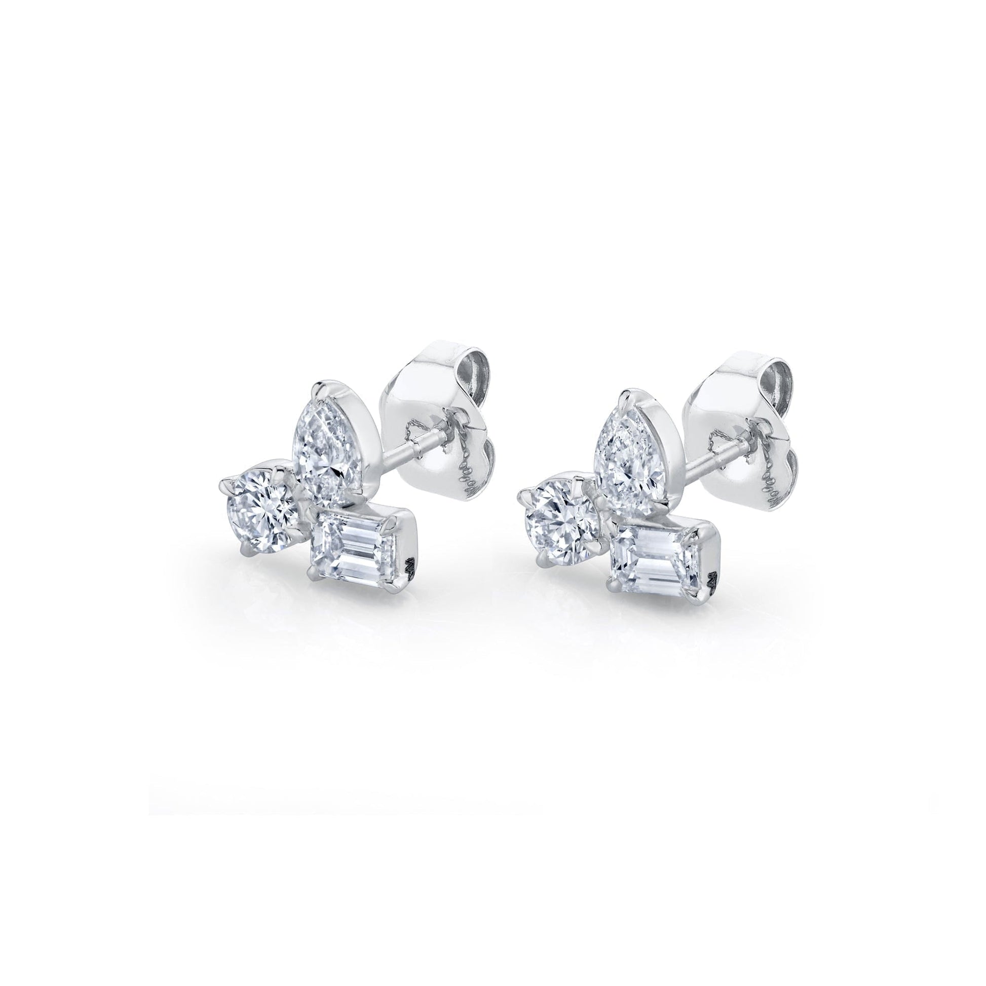 Montage 3 Cluster Stud Earrings