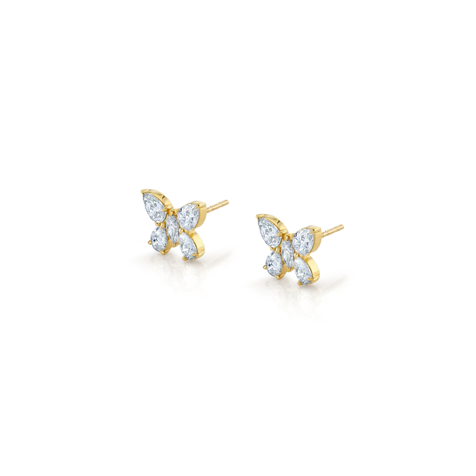 Montage Butterfly Stud Earrings
