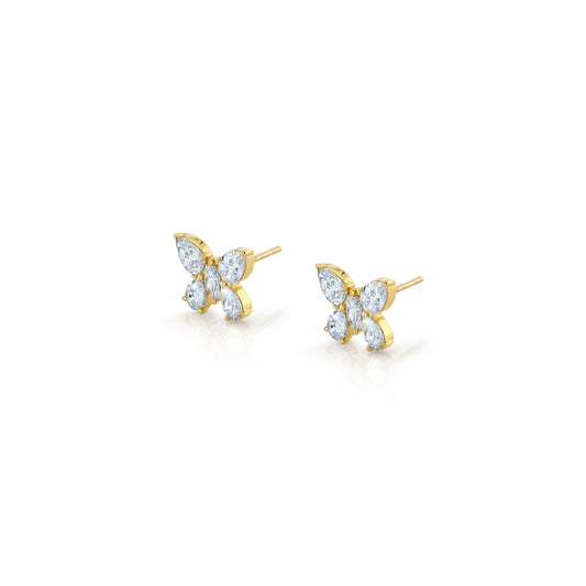 Montage Butterfly Stud Earrings