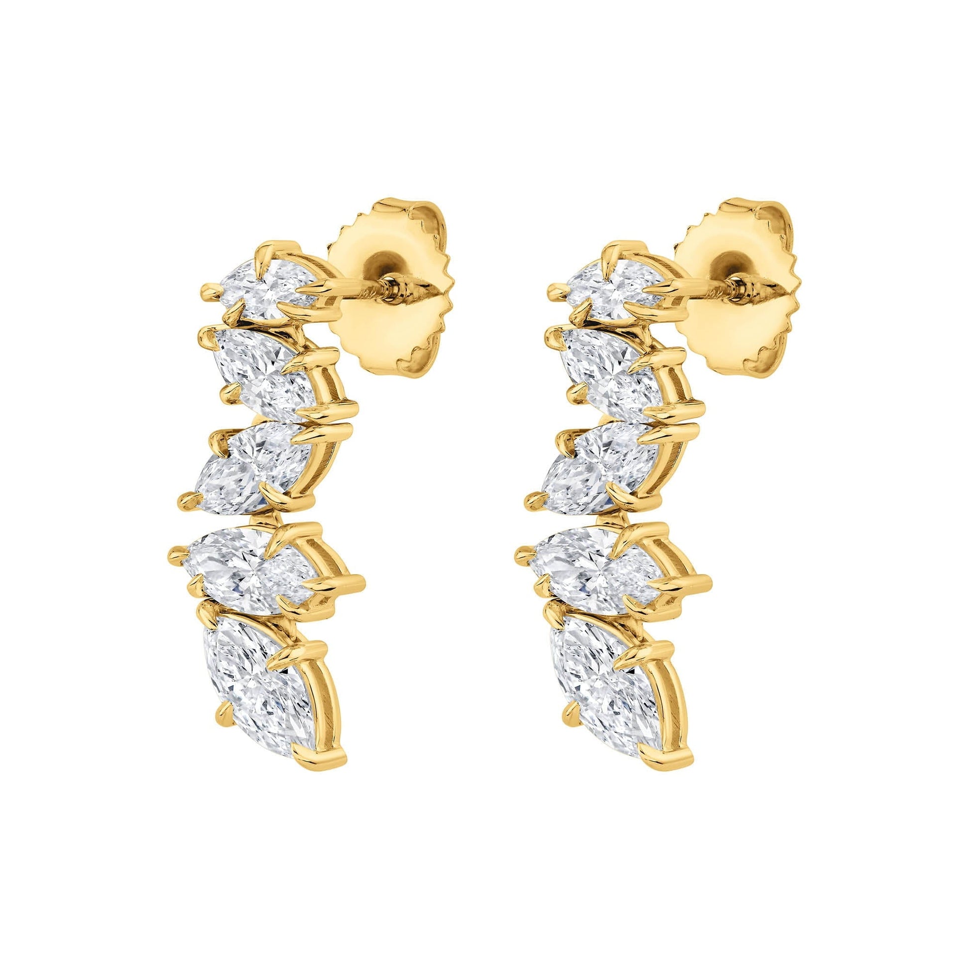 Montage Marquise Drop Earrings