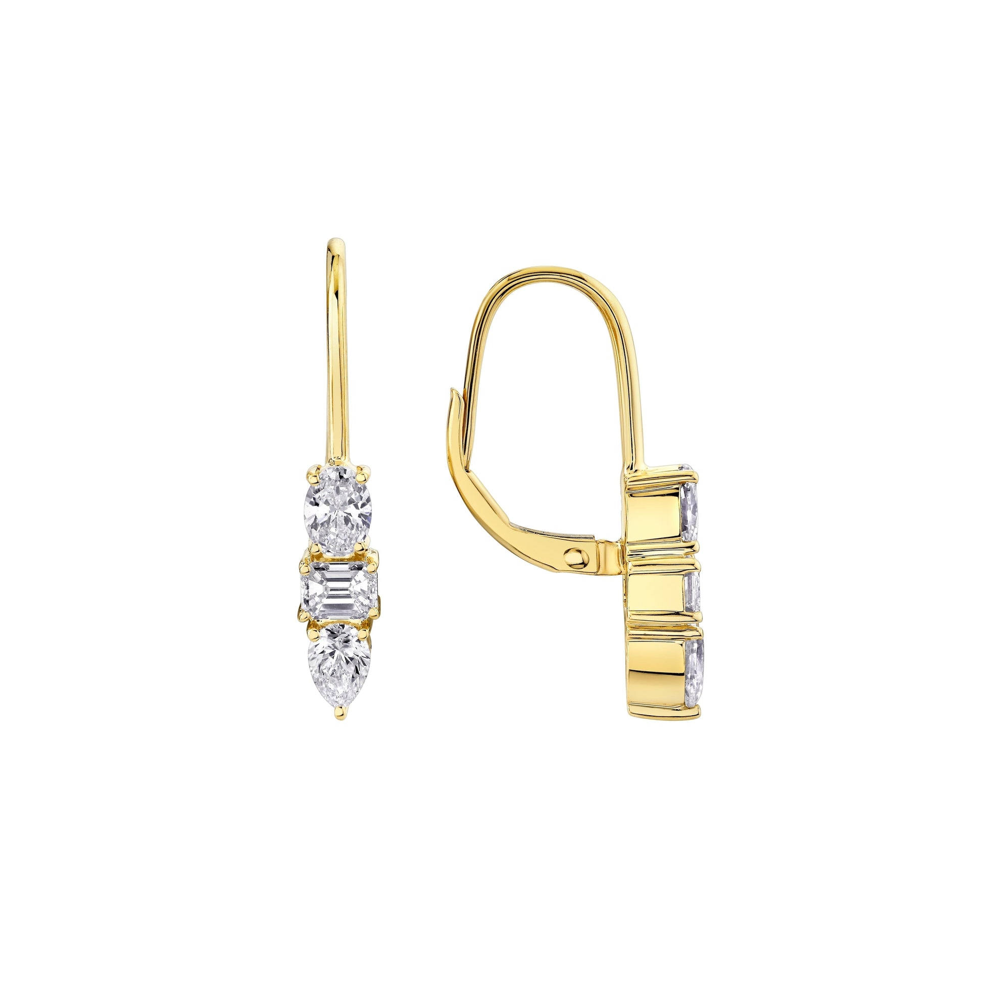Montage 3 Drop Earrings