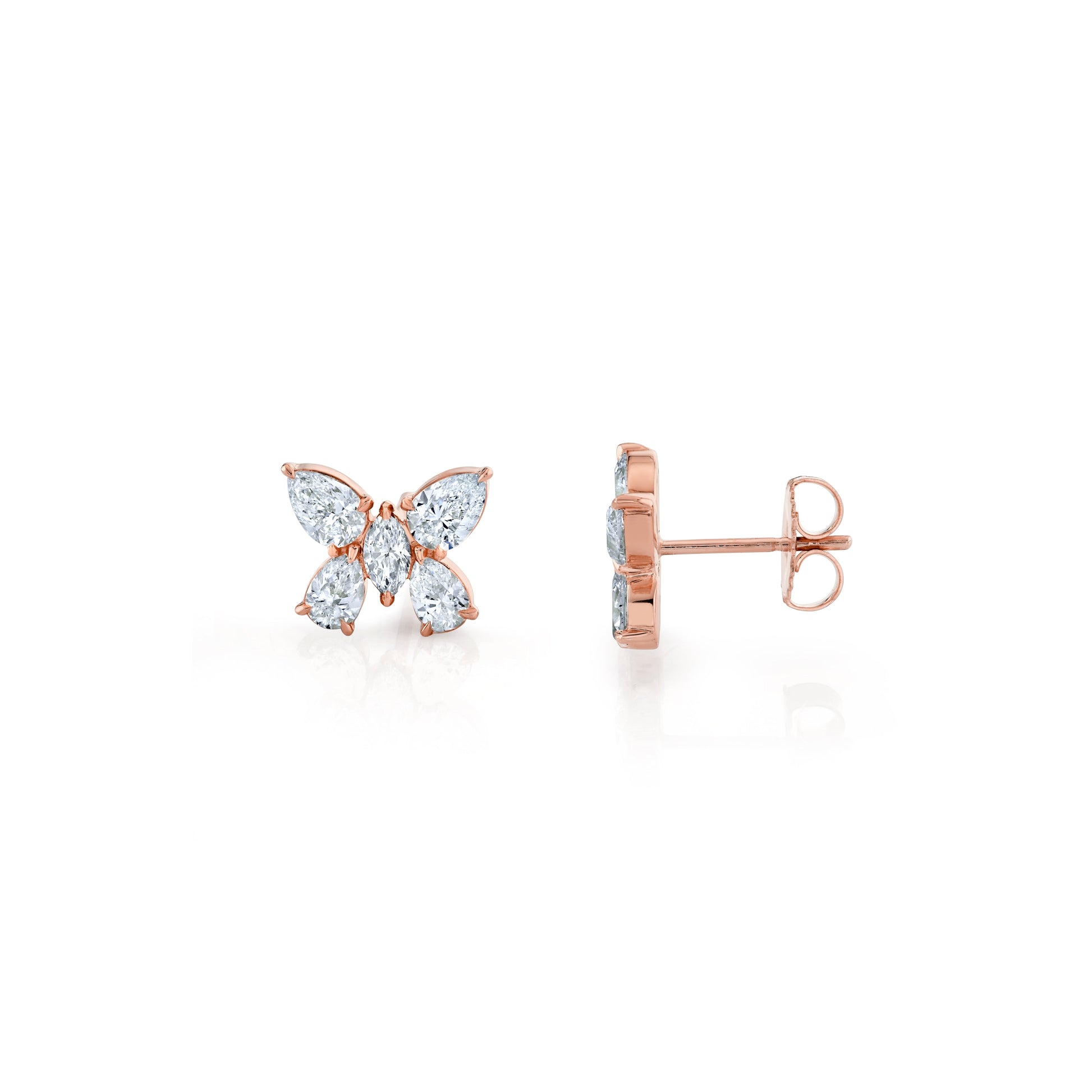 Montage Butterfly Stud Earrings