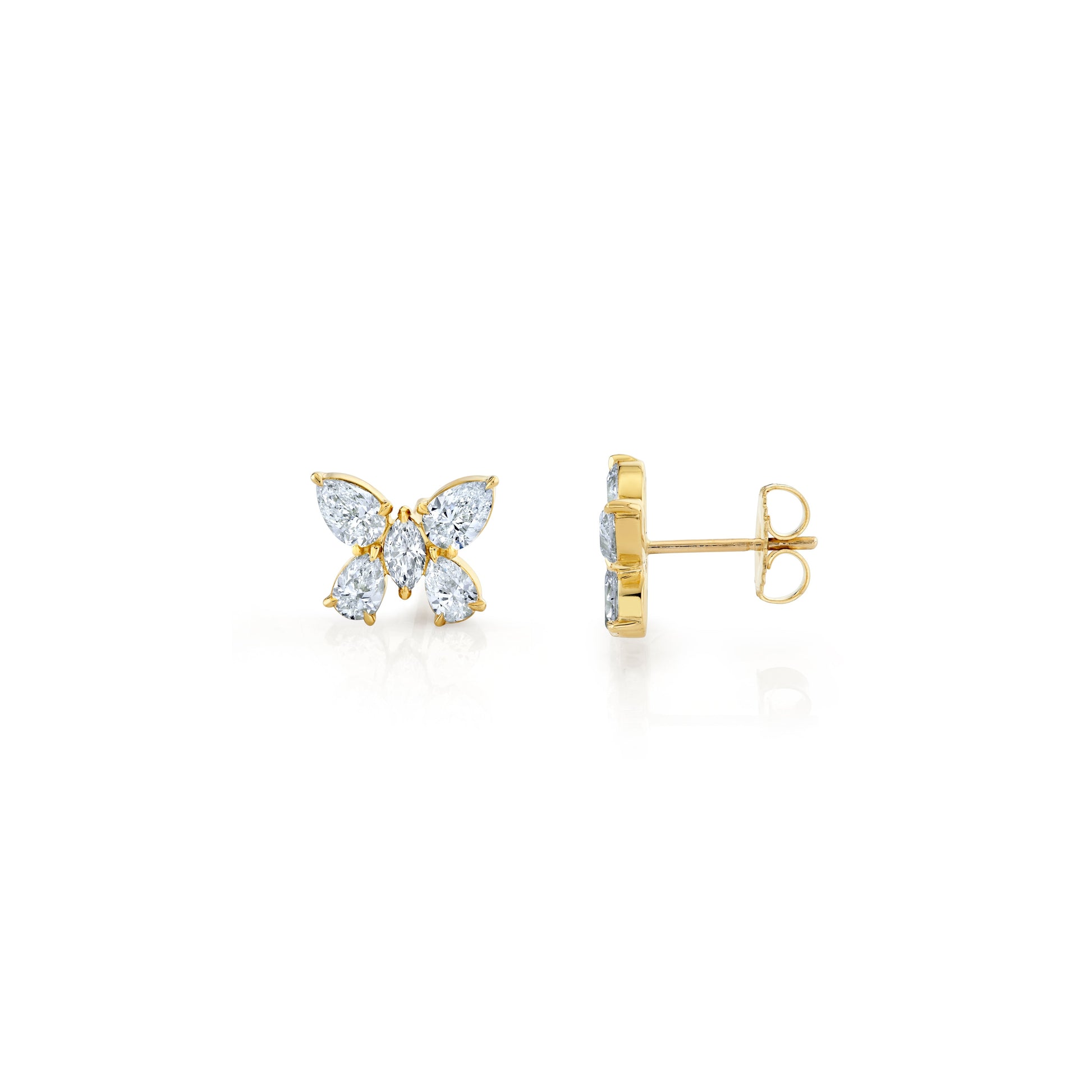 Montage Butterfly Stud Earrings