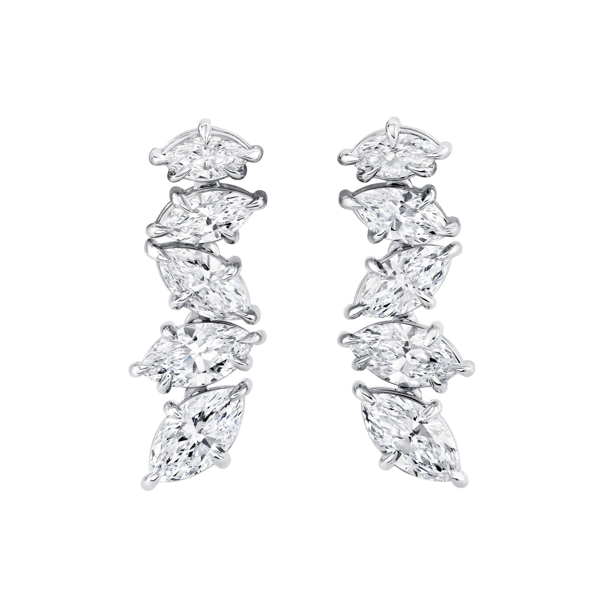 Montage Marquise Drop Earrings
