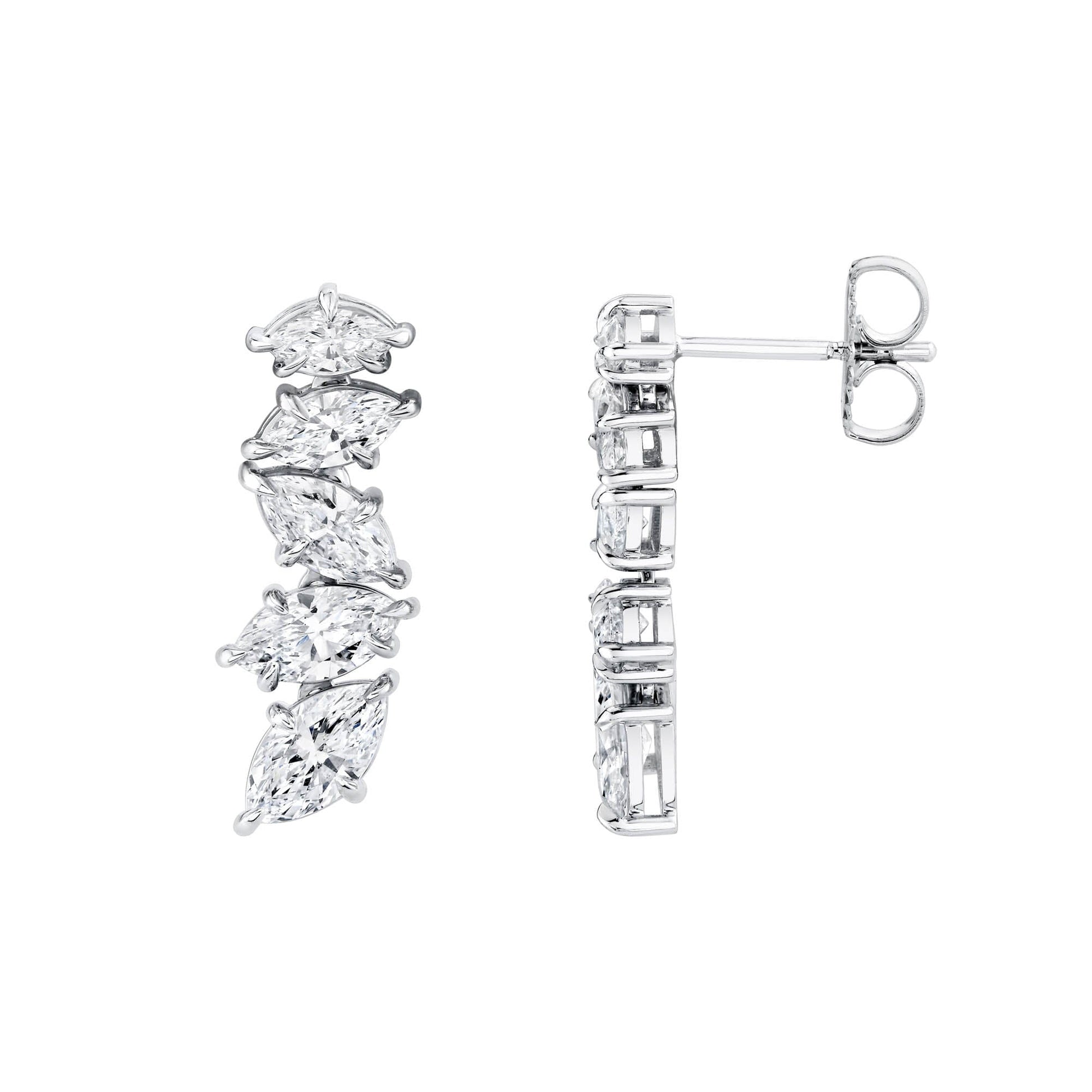 Montage Marquise Drop Earrings